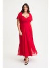 Scarlett & Jo Red Kemi Bolero Wrap Bodice Maxi Gown - Image 1 of 1