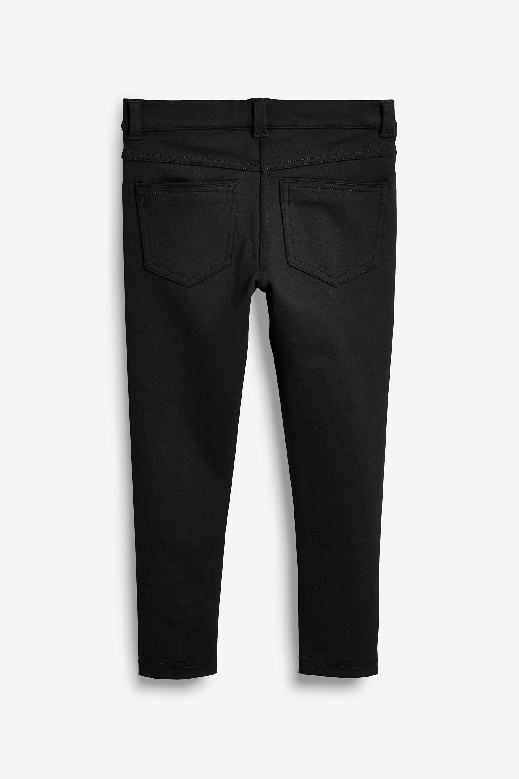 Buy Black Jersey Stretch Skinny Trousers (3-18yrs) from the Next UK ...