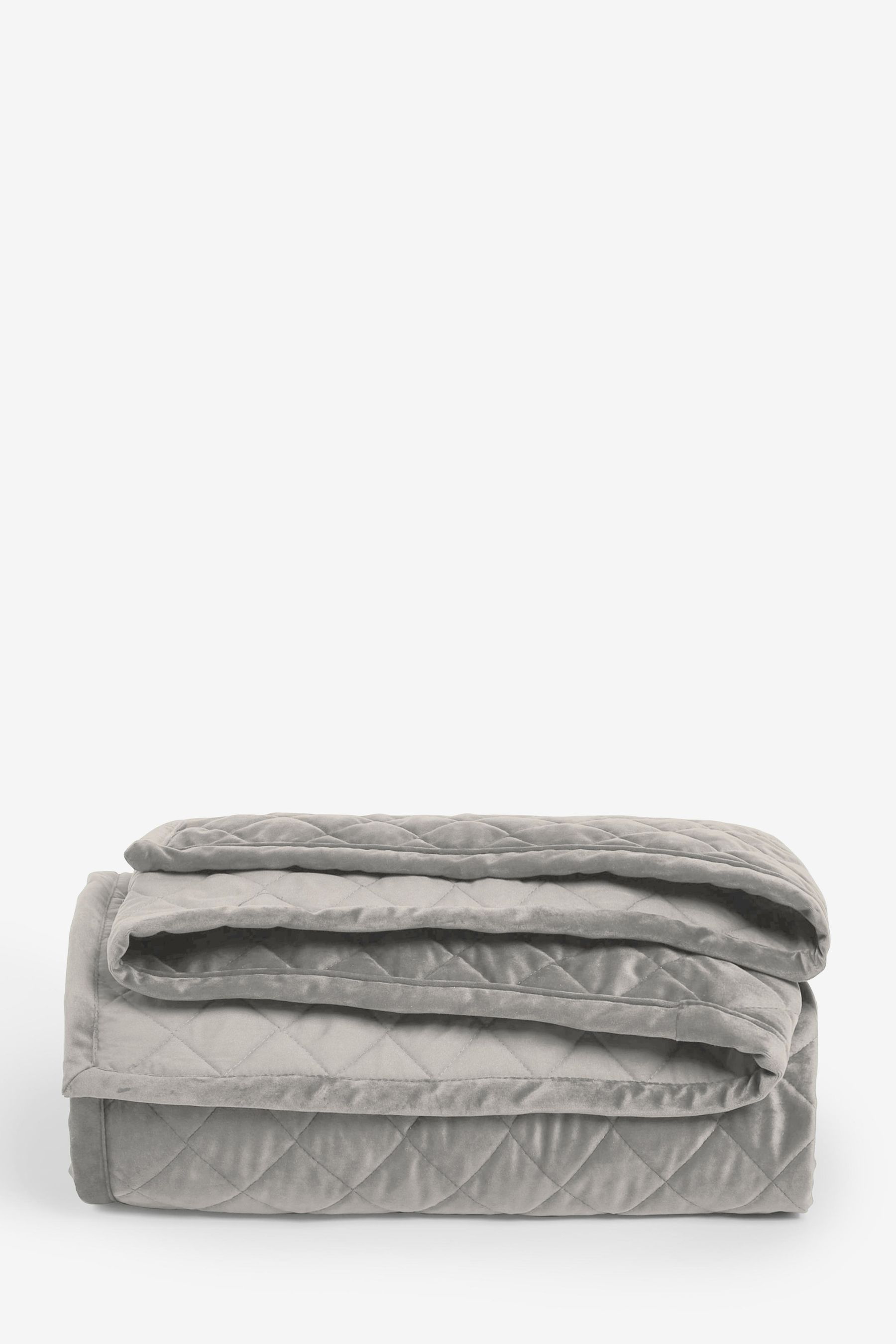 Buy Hamilton Velvet Quilted Bedspread from Next USA