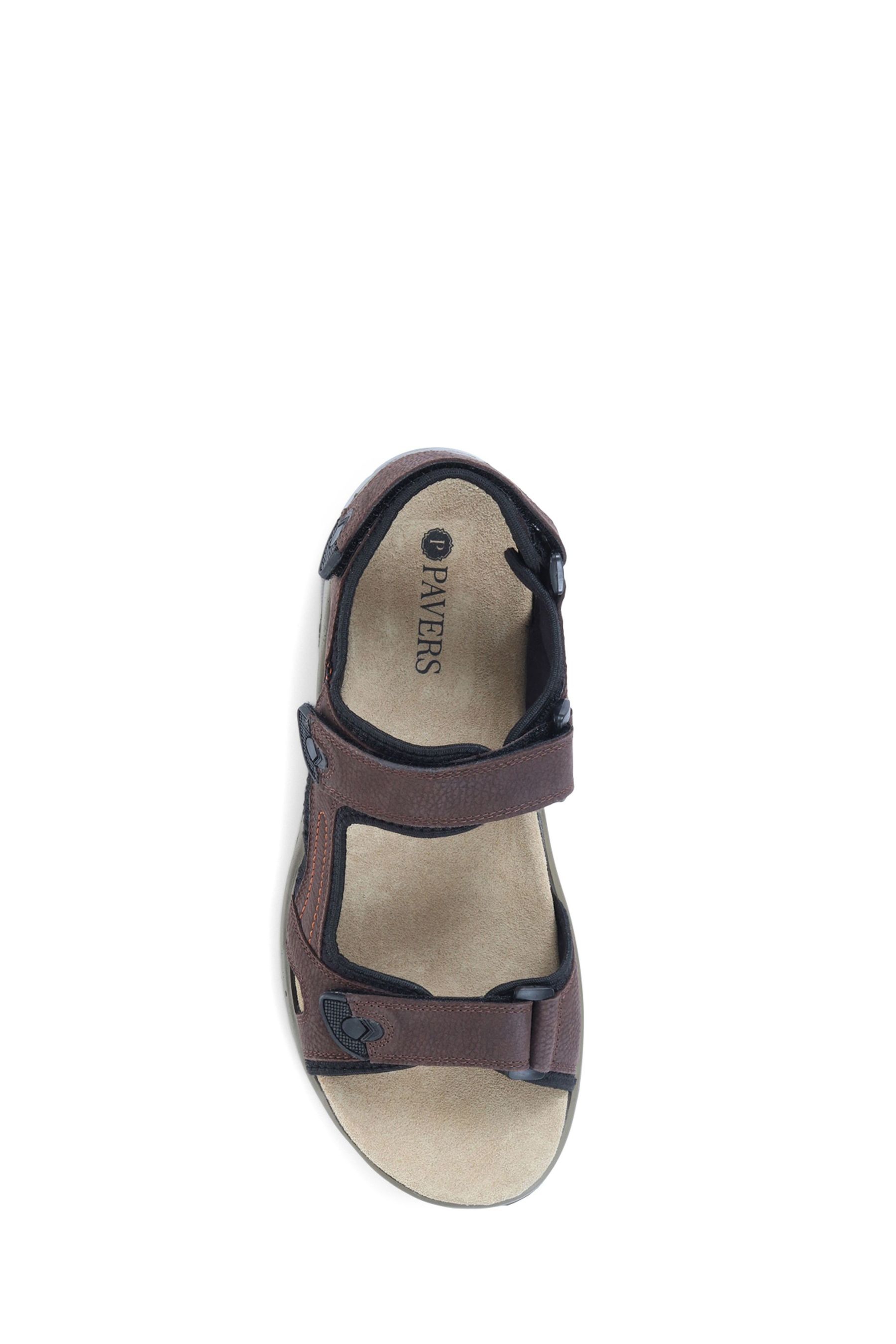 Buy Pavers Brown Leather Walking Sandals from the Next UK online shop