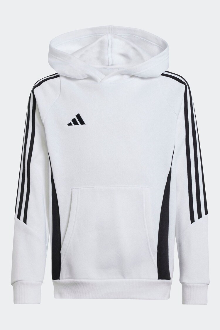 adidas White Black Tiro 24 Sweat Hoodie - Image 1 of 1