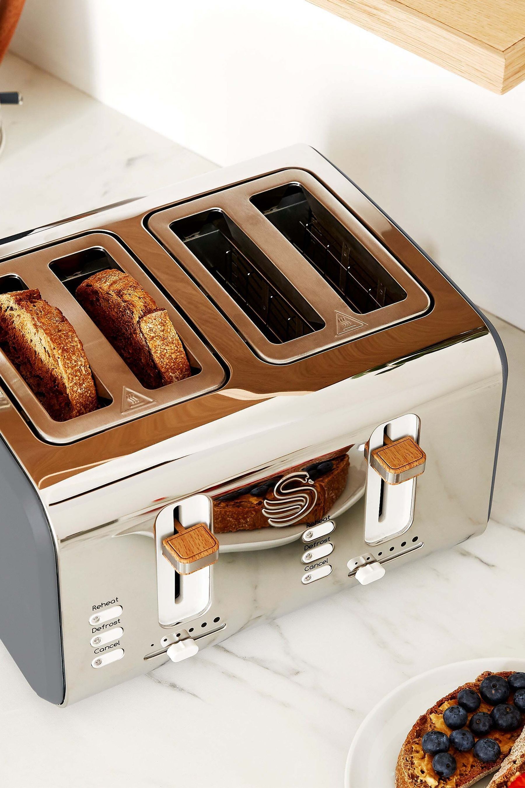 Buy Swan Grey Nordic 4 Slice Toaster from the Next UK online shop