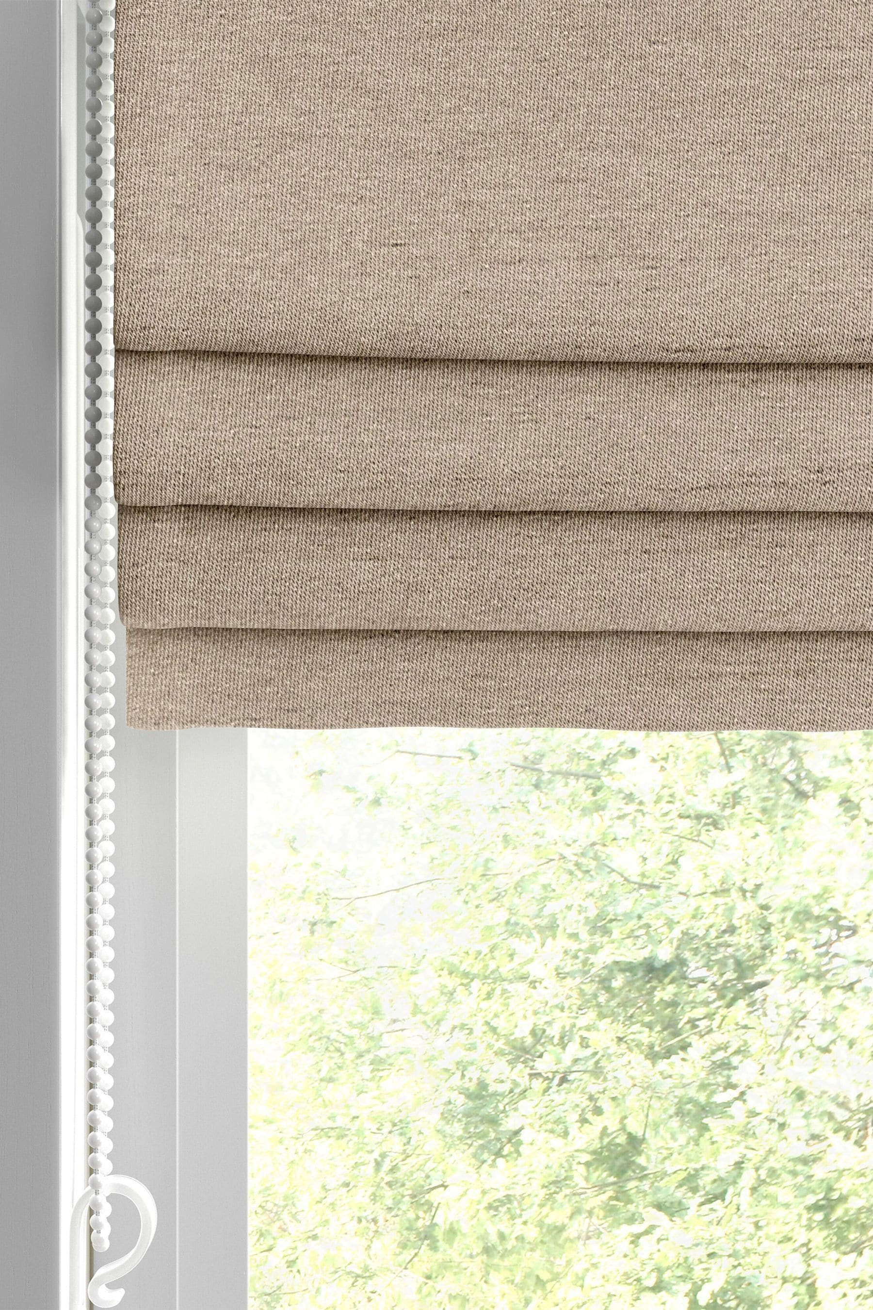 Buy Latte Natural Eloise Made To Measure Roman Blind from the Next UK ...