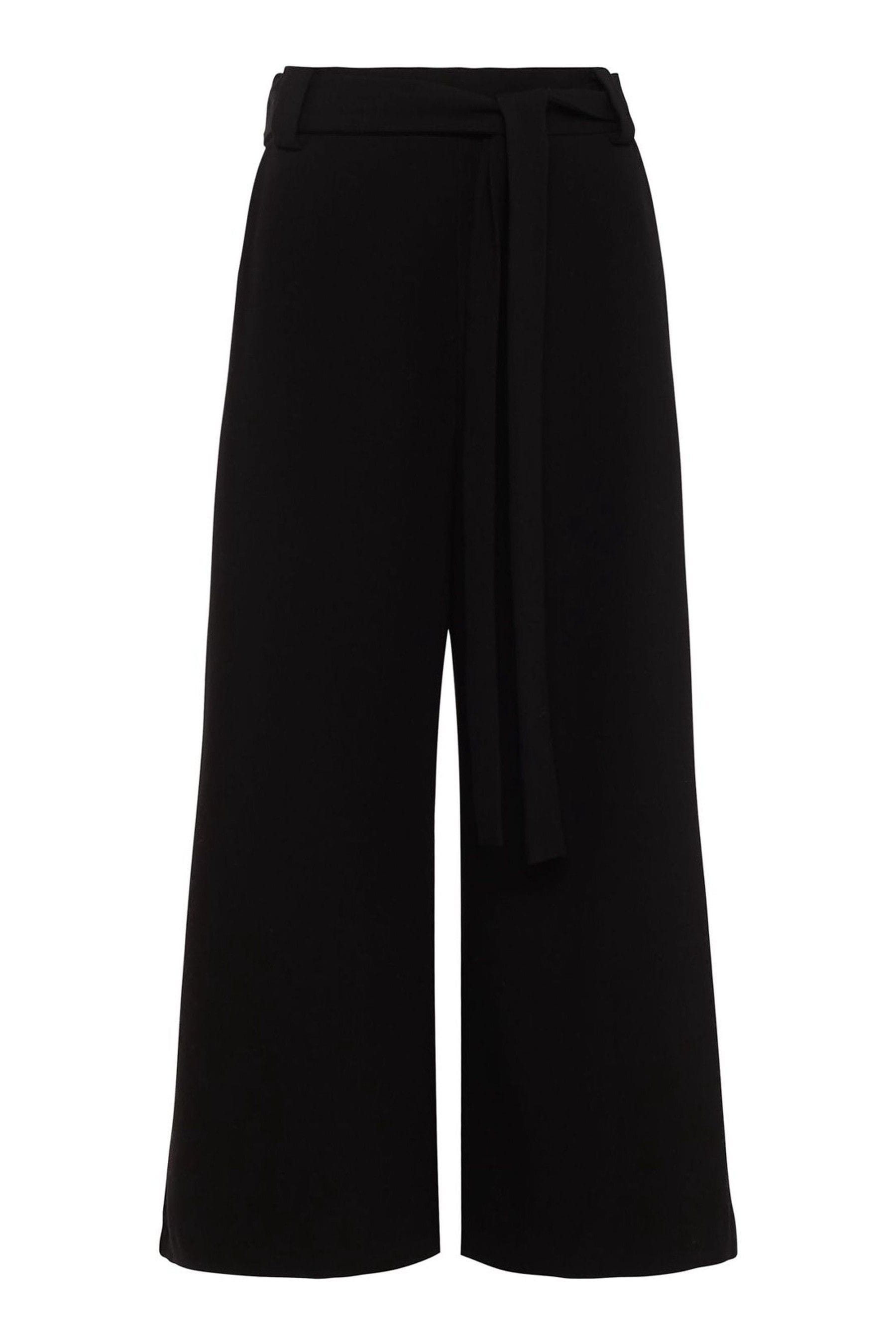 Buy French Connection Black Whisper Belted Culottes from the Next UK ...