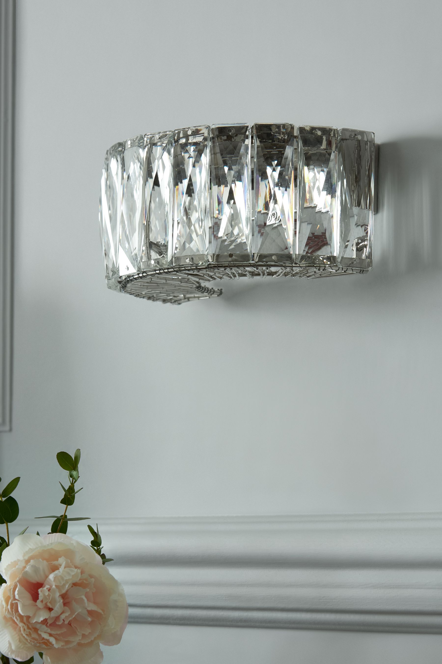 Buy Clear Aria Wall Light from the Next UK online shop