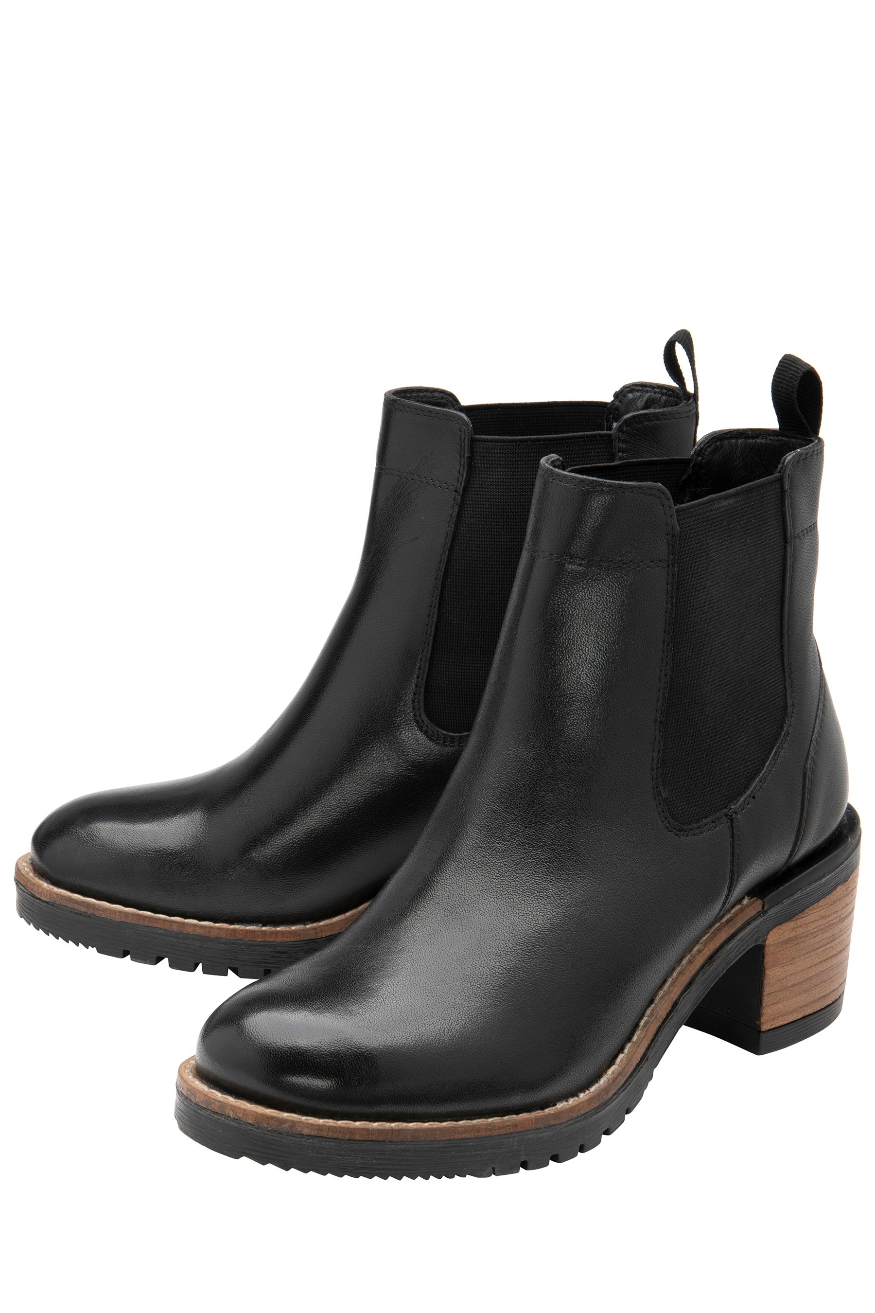 Buy Ravel Black Leather Chelsea Ankle Boots from the Next UK online shop