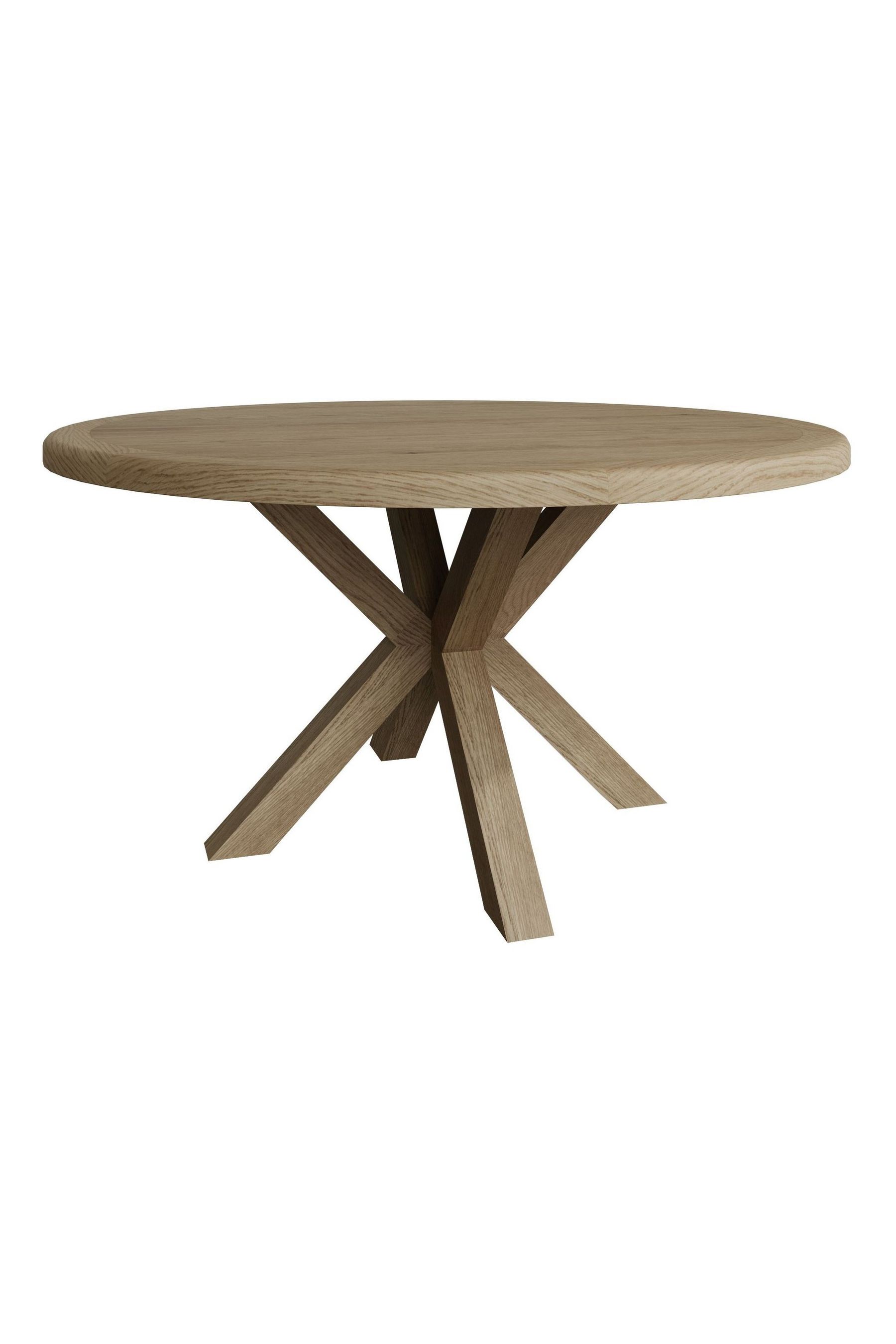 Buy K Interiors Brown Embleton Large 1.5m Round Table from the Next UK