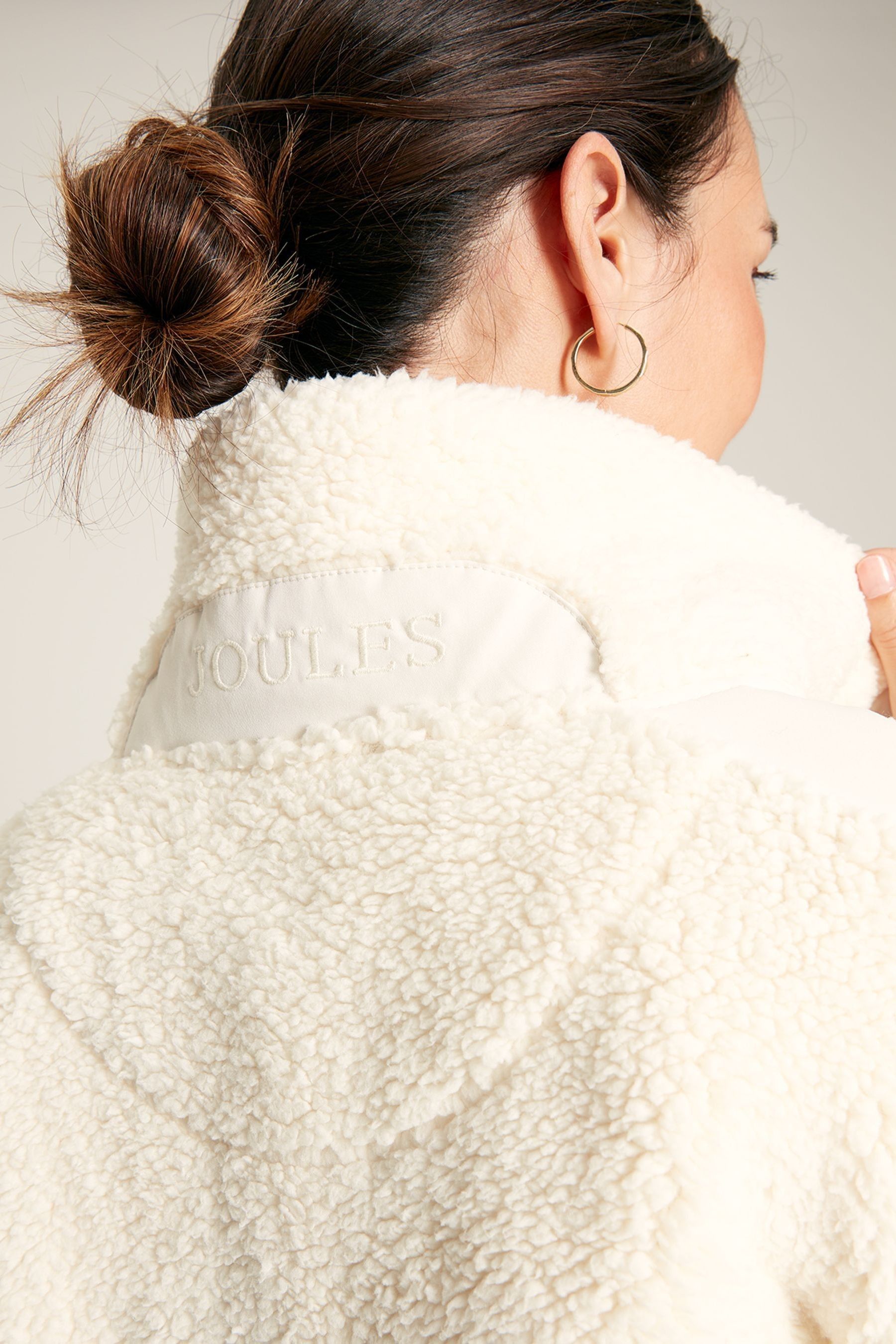 Buy Joules Tilly Cream Half Zip Fleece from the Next UK online shop