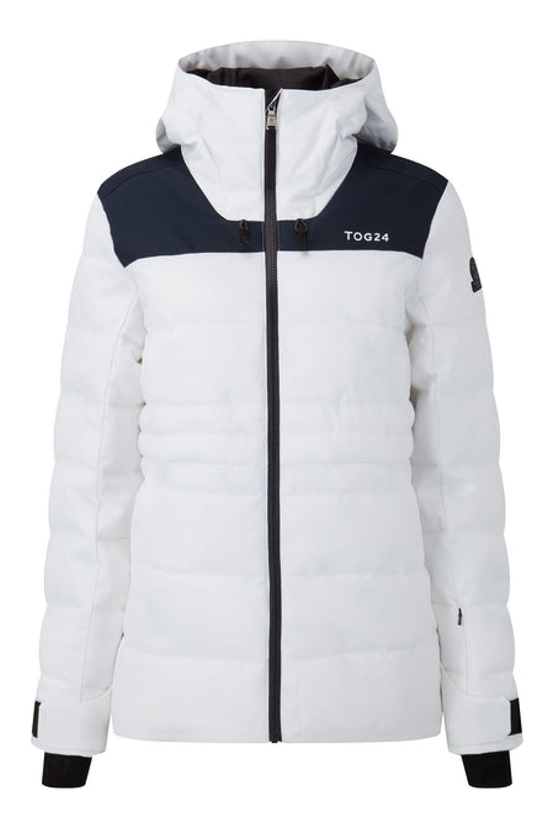 Buy Tog 24 White Avil Ski Jacket from the Next UK online shop