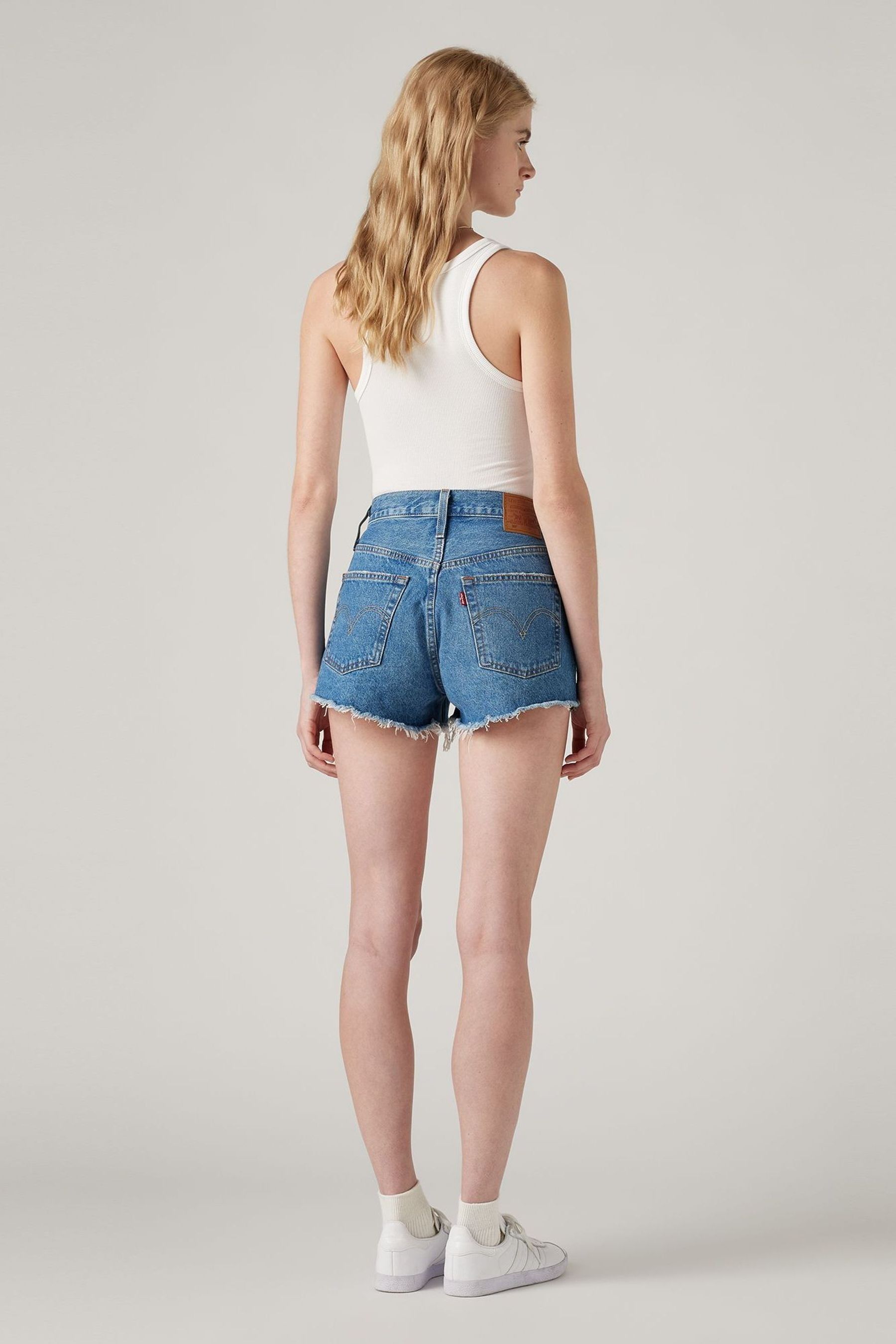 Buy Levi's® Oxnard Athens Mid 501® Original High Rise Jean Shorts from Next Ireland