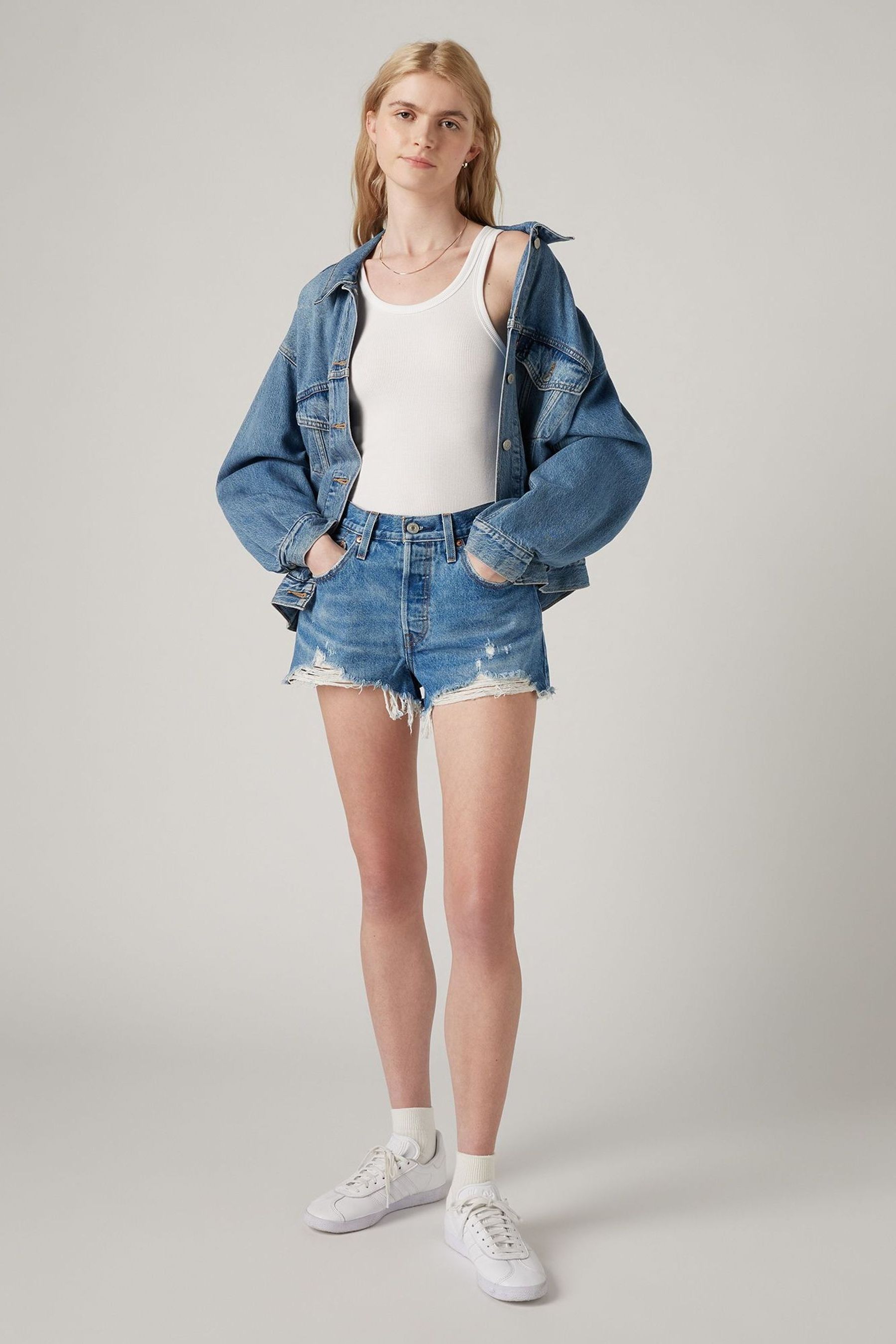 Buy Levi's® Oxnard Athens Mid 501® Original High Rise Jean Shorts from