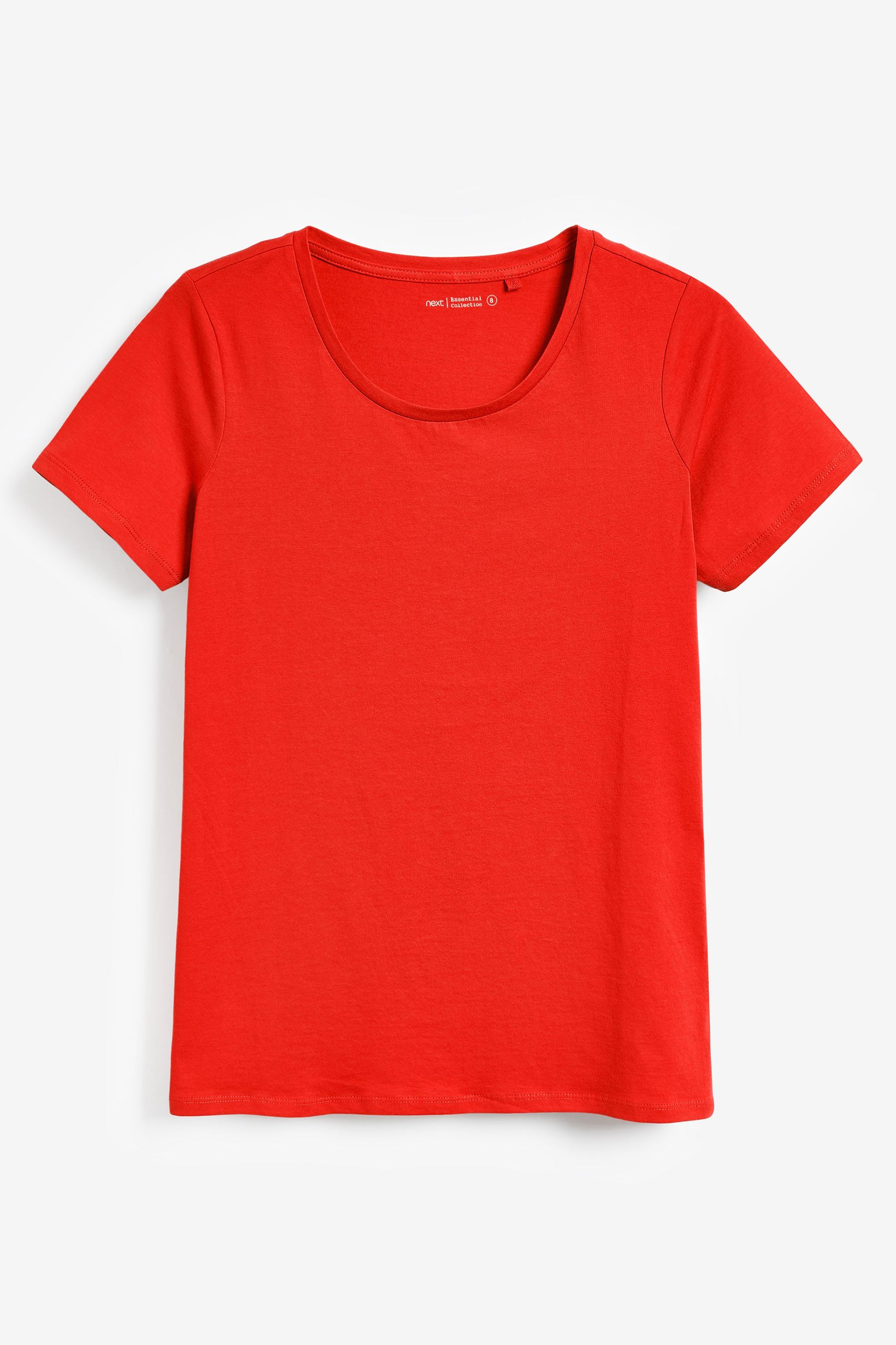 Buy Red Crew Neck T-Shirt from Next Ireland