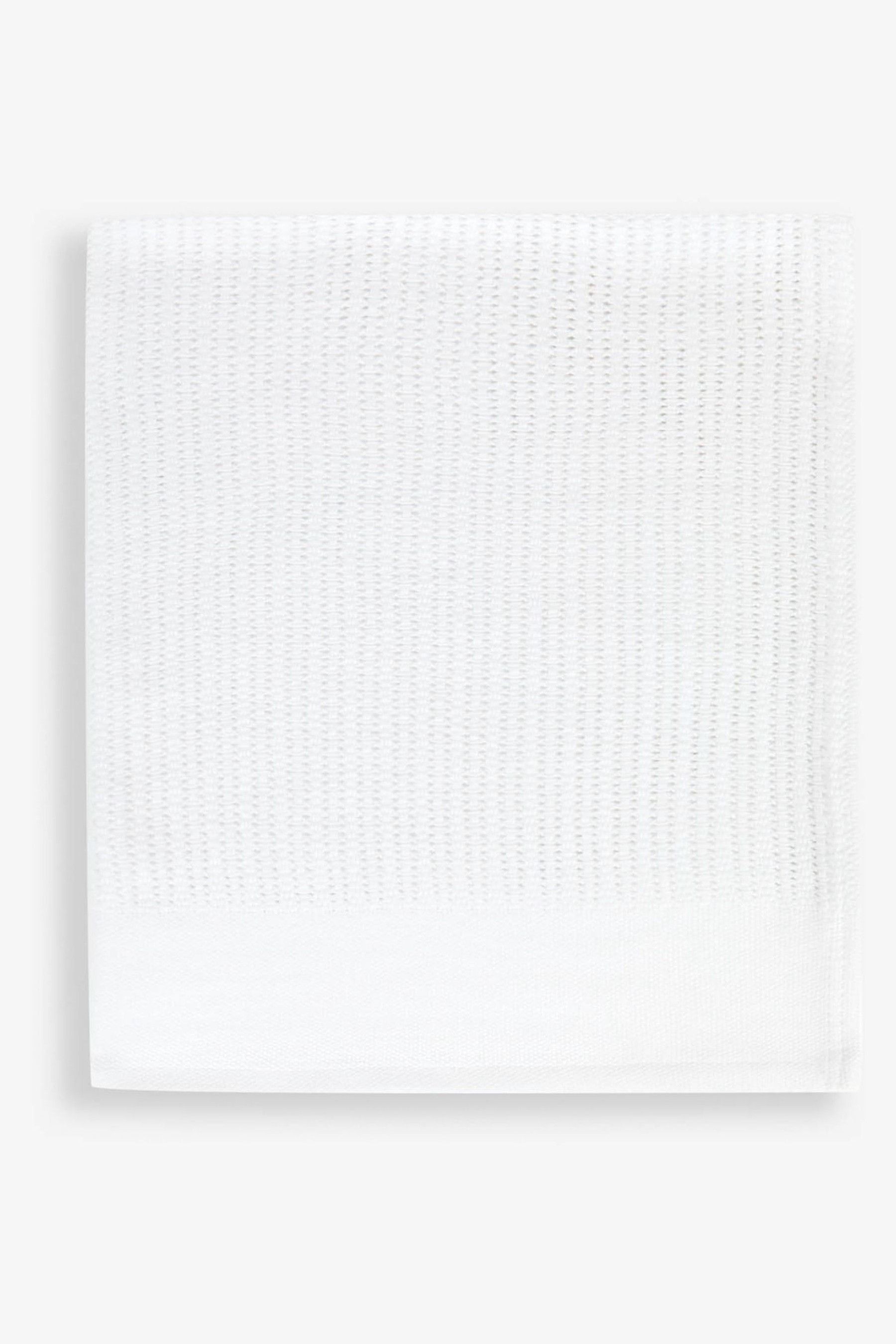 Buy JoJo Maman Bébé White Woven Cellular Blanket from the Next UK