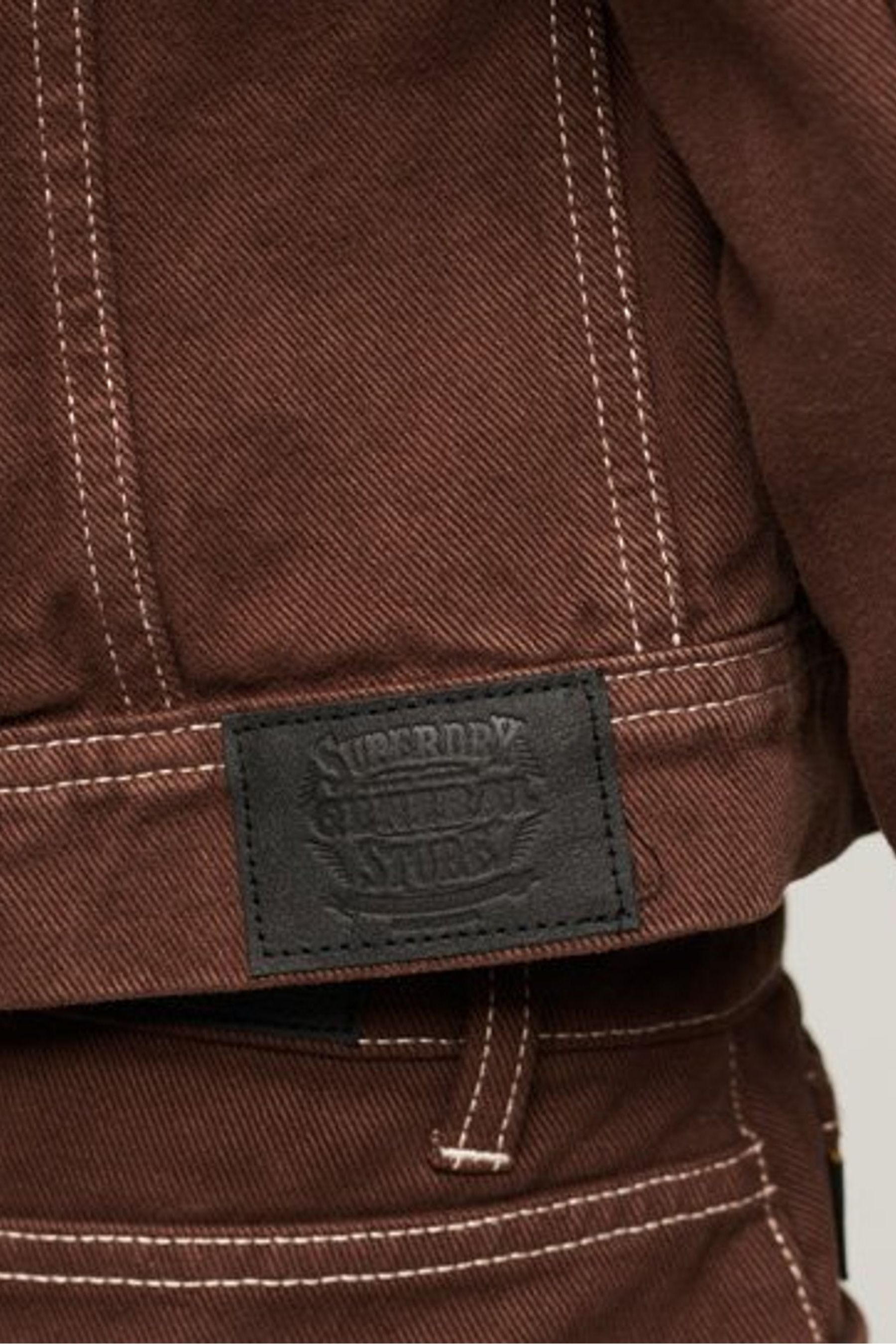 Buy Superdry Superdry Workwear Cropped Brown Jacket from Next Israel