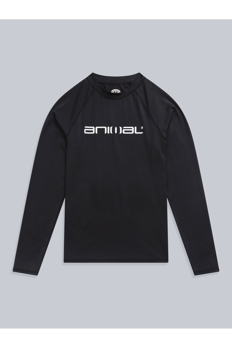 Animal Black Mens Logo Sonny Rash Vest - Image 1 of 1