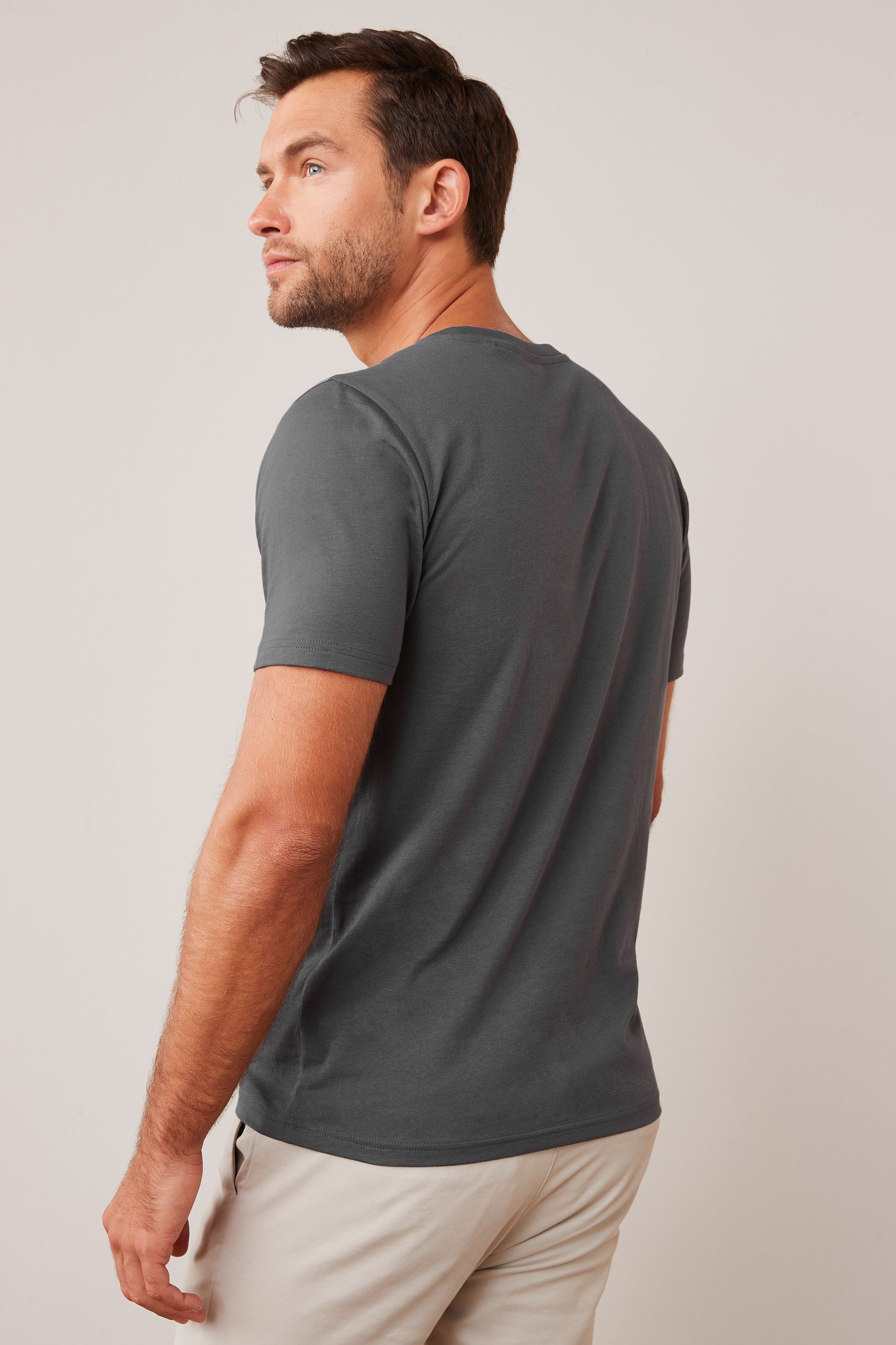 Next Charcoal Grey Older Boys T-Shirt