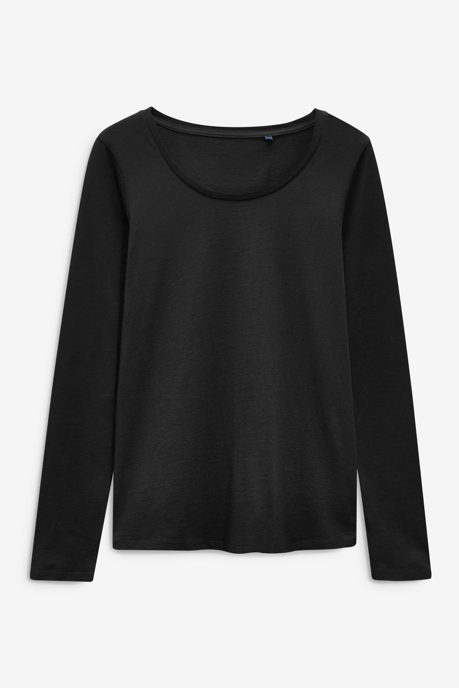 Buy Black Long Sleeve Crew Neck Top from the Next UK online shop