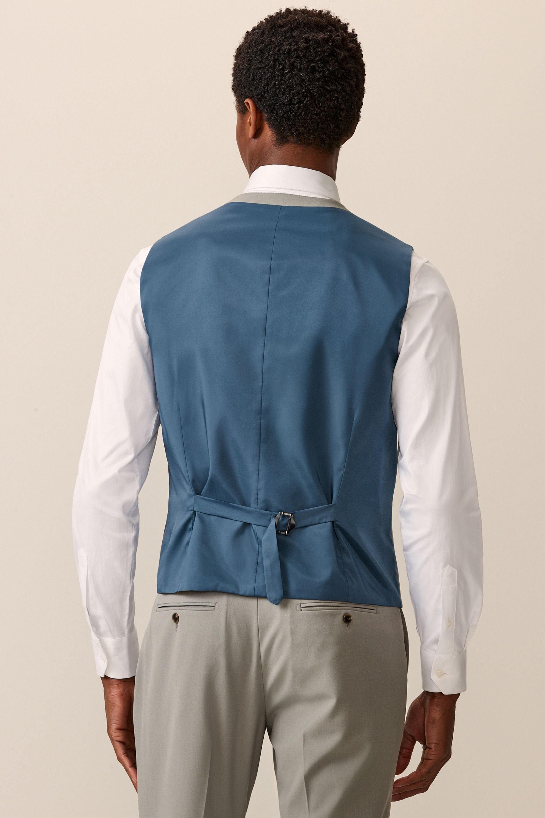 Buy Cement Grey Motionflex Stretch Waistcoat from the Next UK online shop