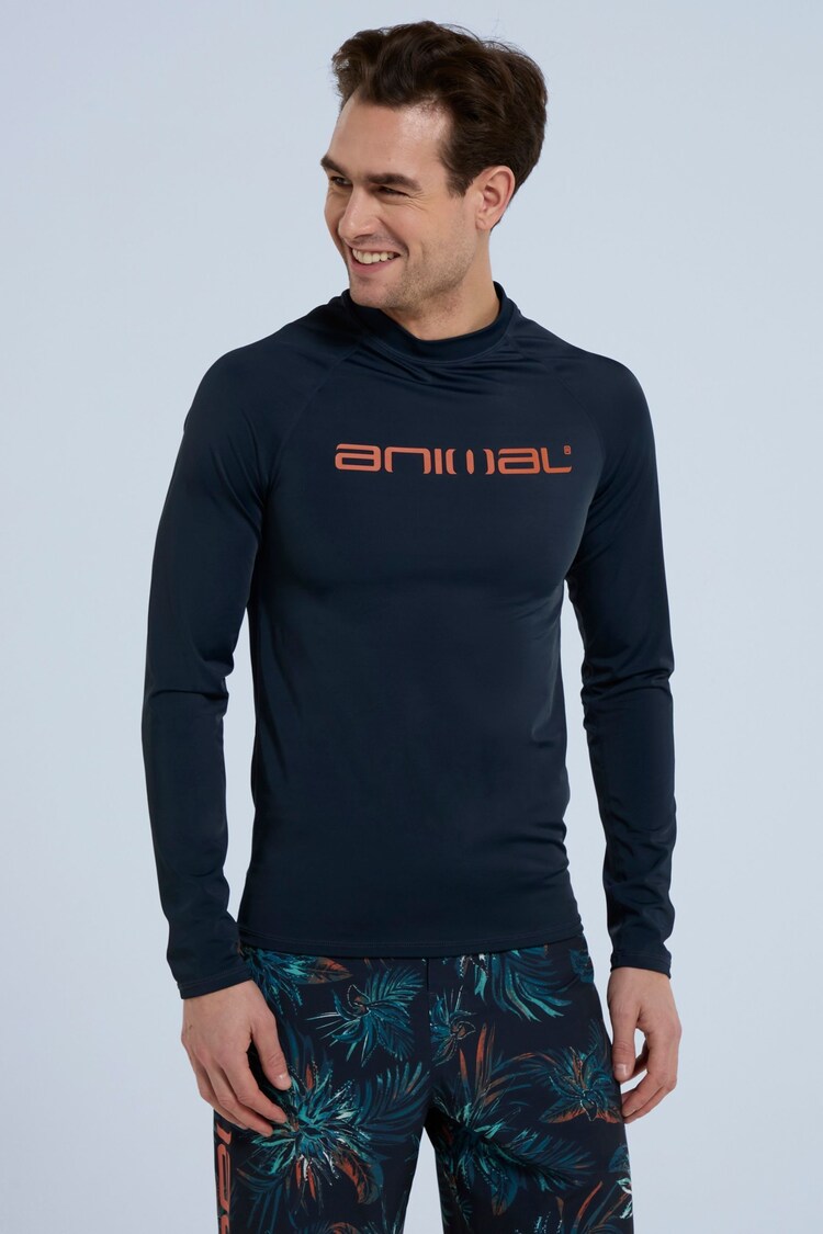 Animal Blue Mens Logo Sonny Rash Vest - Image 1 of 1