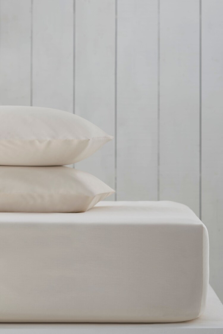 Cream Cotton Rich Deep Fitted Sheet - Image 1 of 1