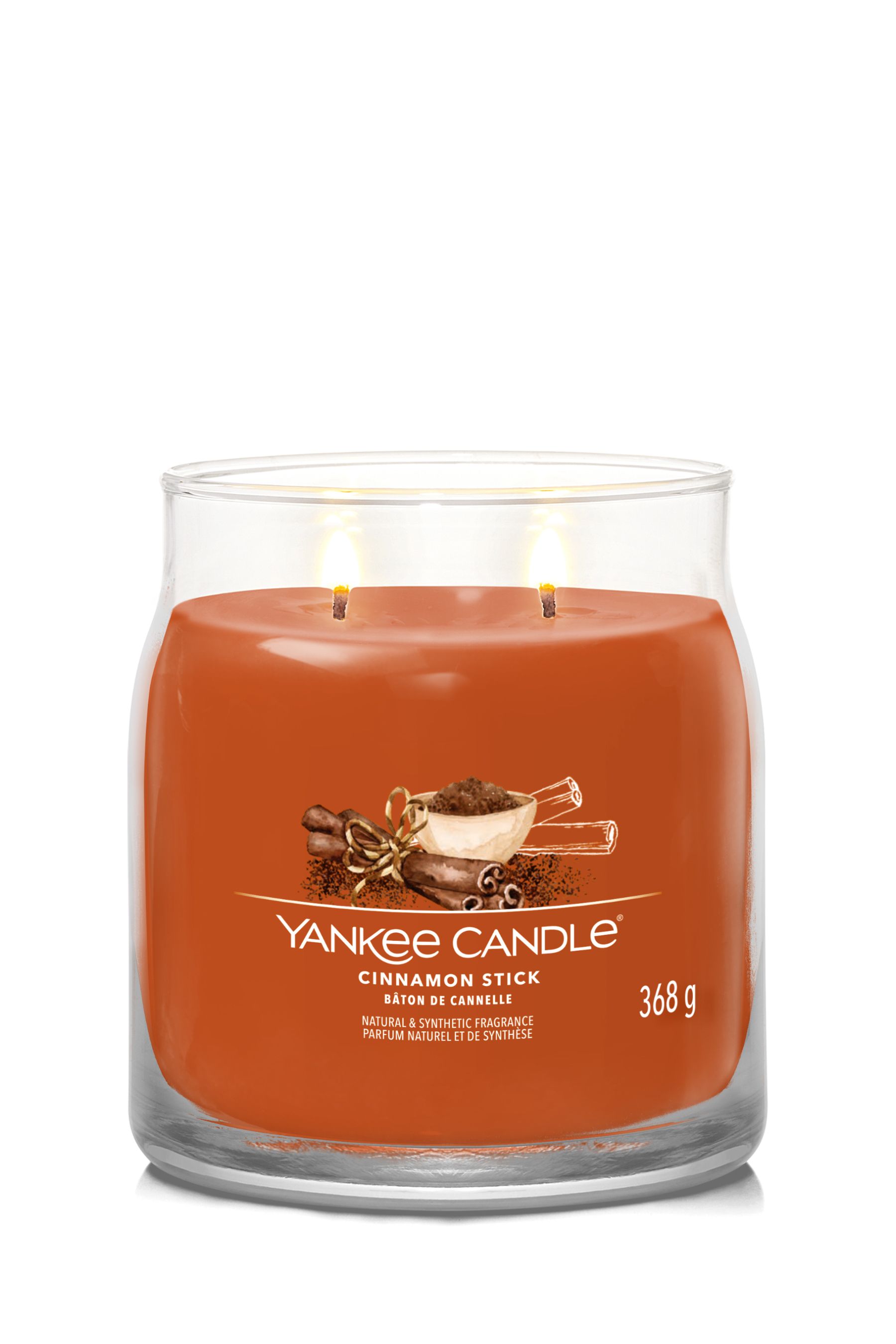 Buy Yankee Candle Orange Signature Medium Jar Scented Candle Cinnamon Stick from the Next UK