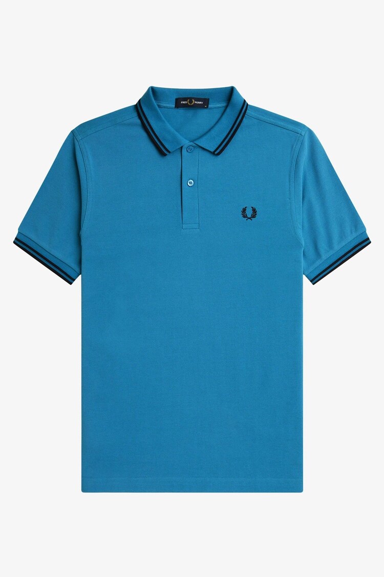 Fred Perry Mens Twin Tipped 100% Cotton Polo Shirt - Image 1 of 1