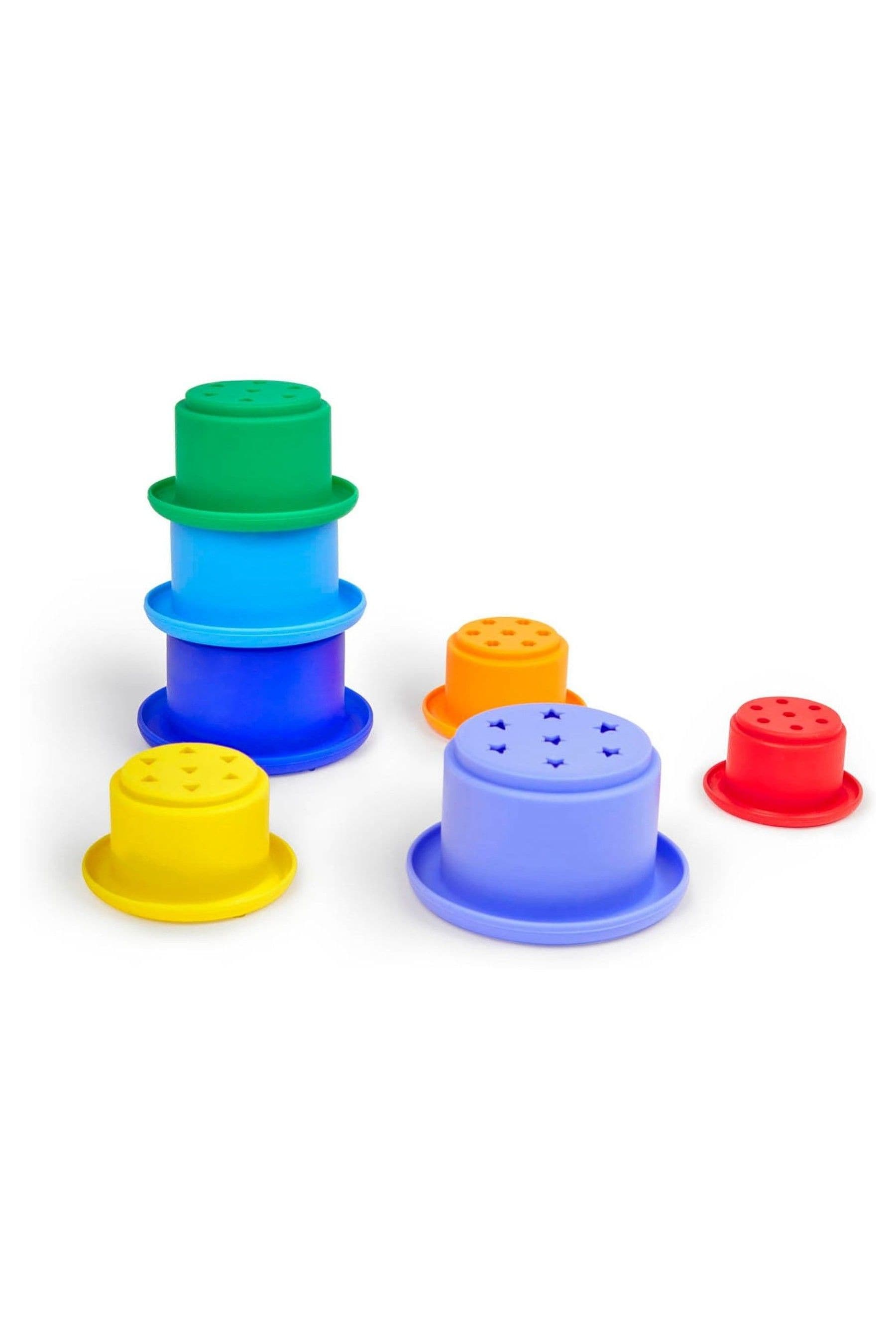 Buy JoJo Maman Bébé Silicone Rainbow Stacking Cups from the Next UK