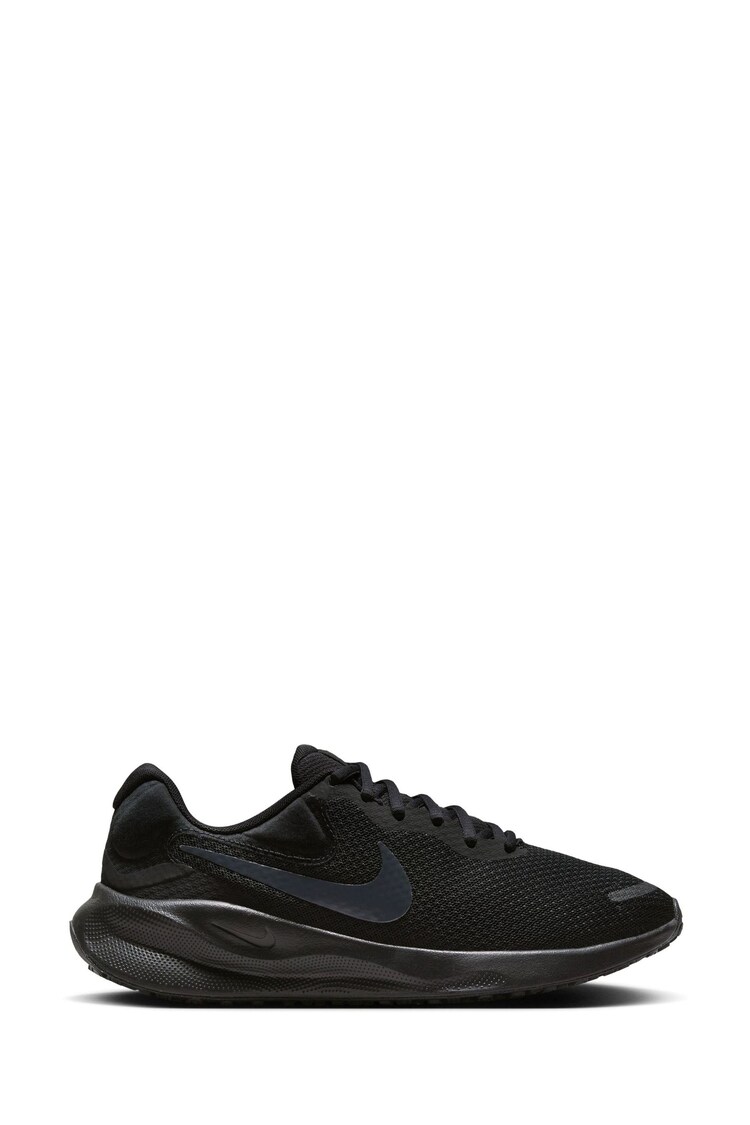 Nike Black Revolution 7 Road Running Trainers - Image 1 of 1