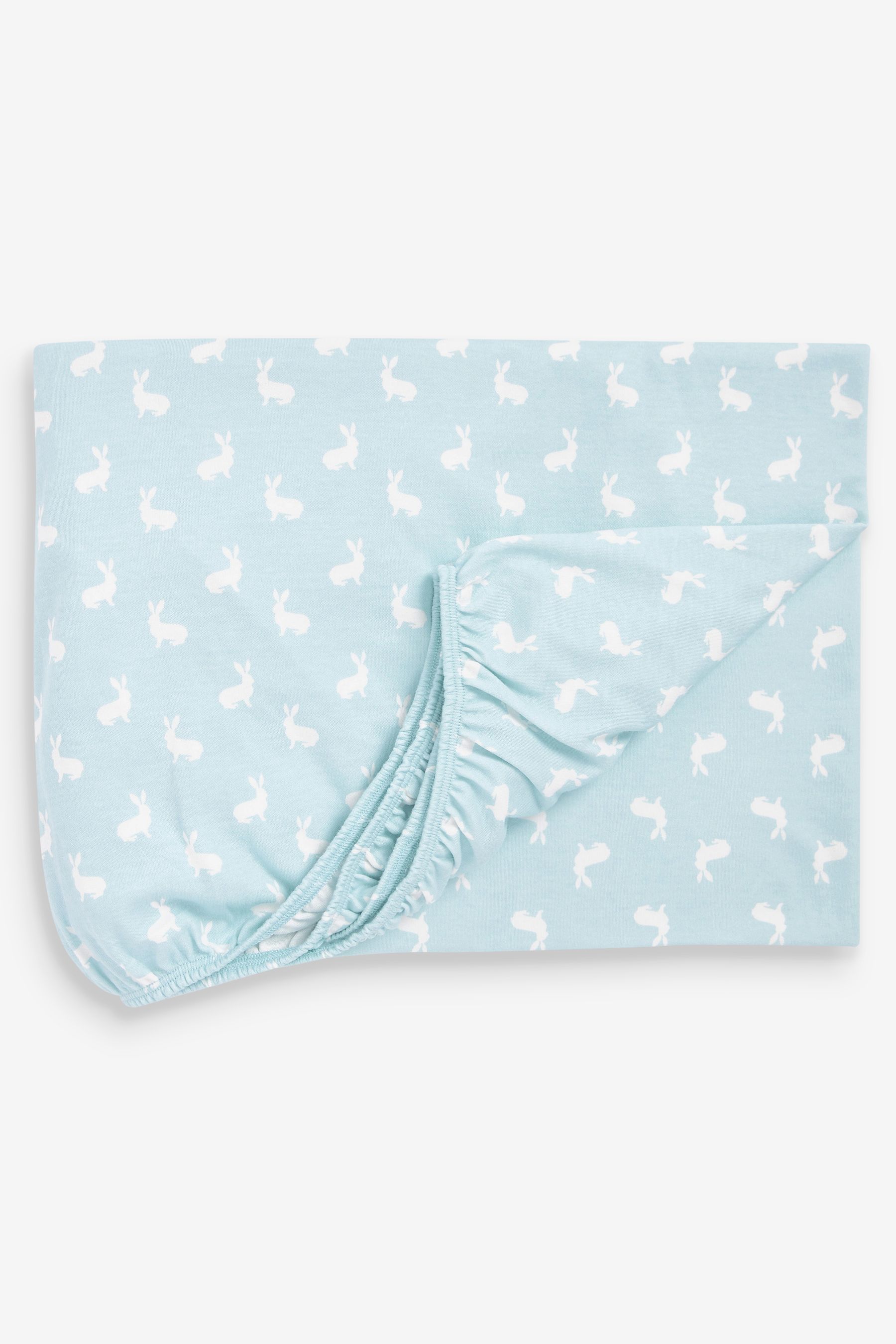 Buy The Little Tailor Blue Easter Bunny Print 2 Pack Baby Fitted Jersey