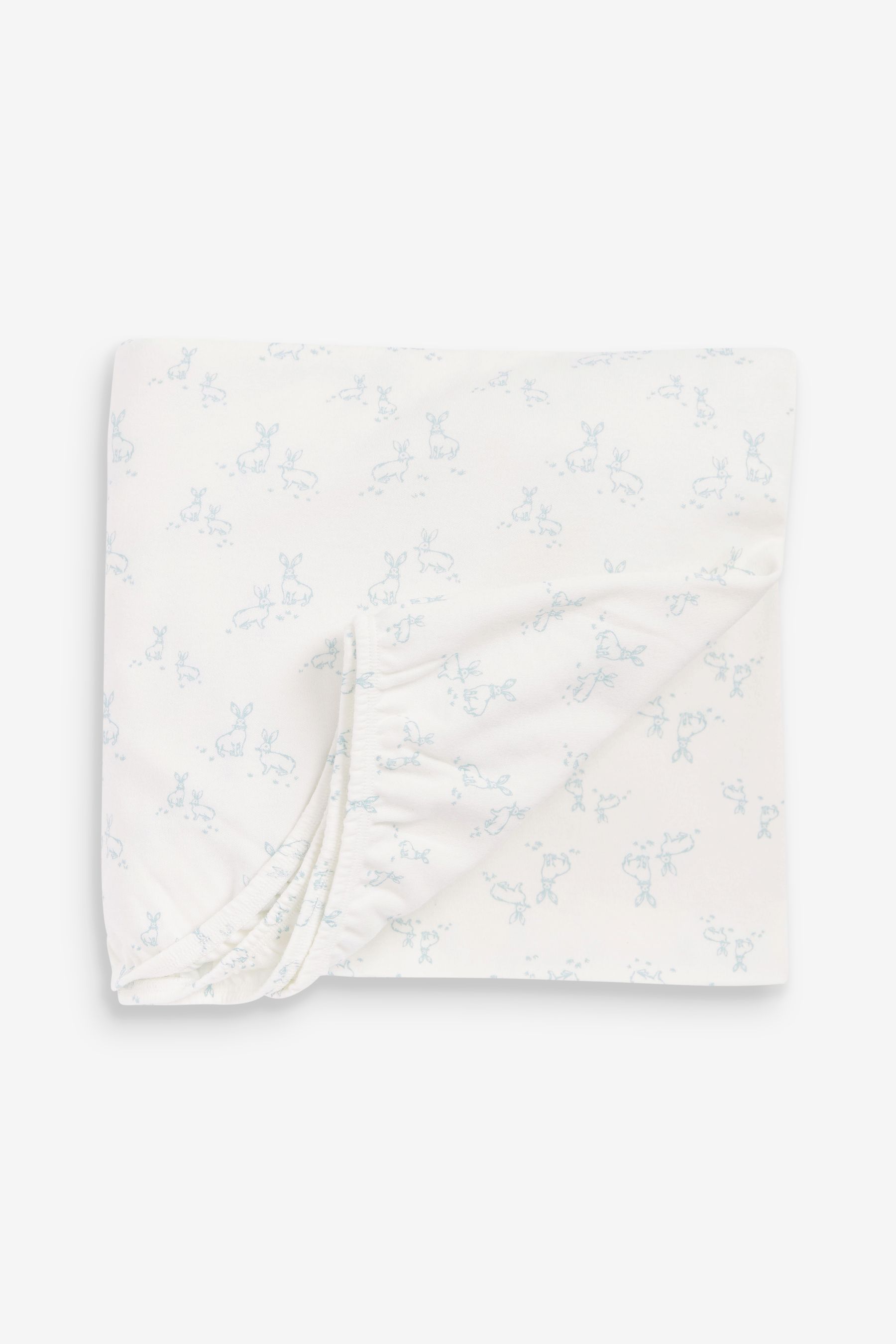 Buy The Little Tailor Blue Easter Bunny Print 2 Pack Baby Fitted Jersey