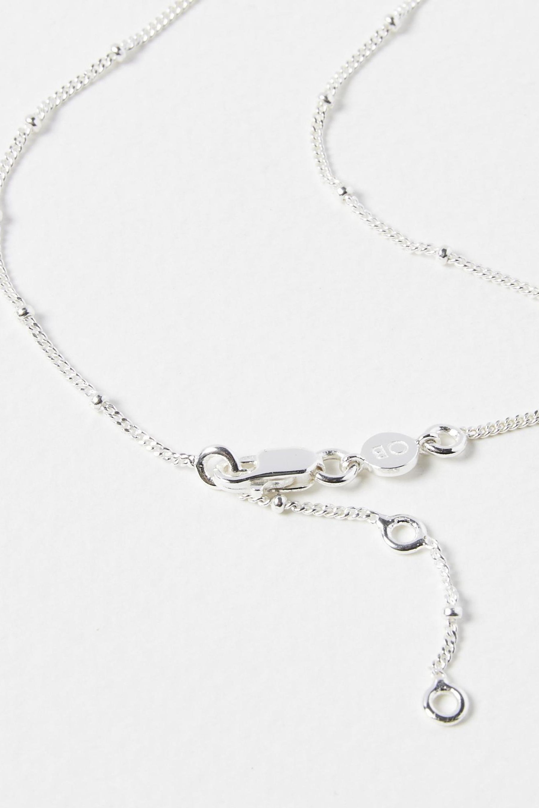 Buy Oliver Bonas Silver Tone Birdie Cubic Zirconia Flower Charm & Pearl