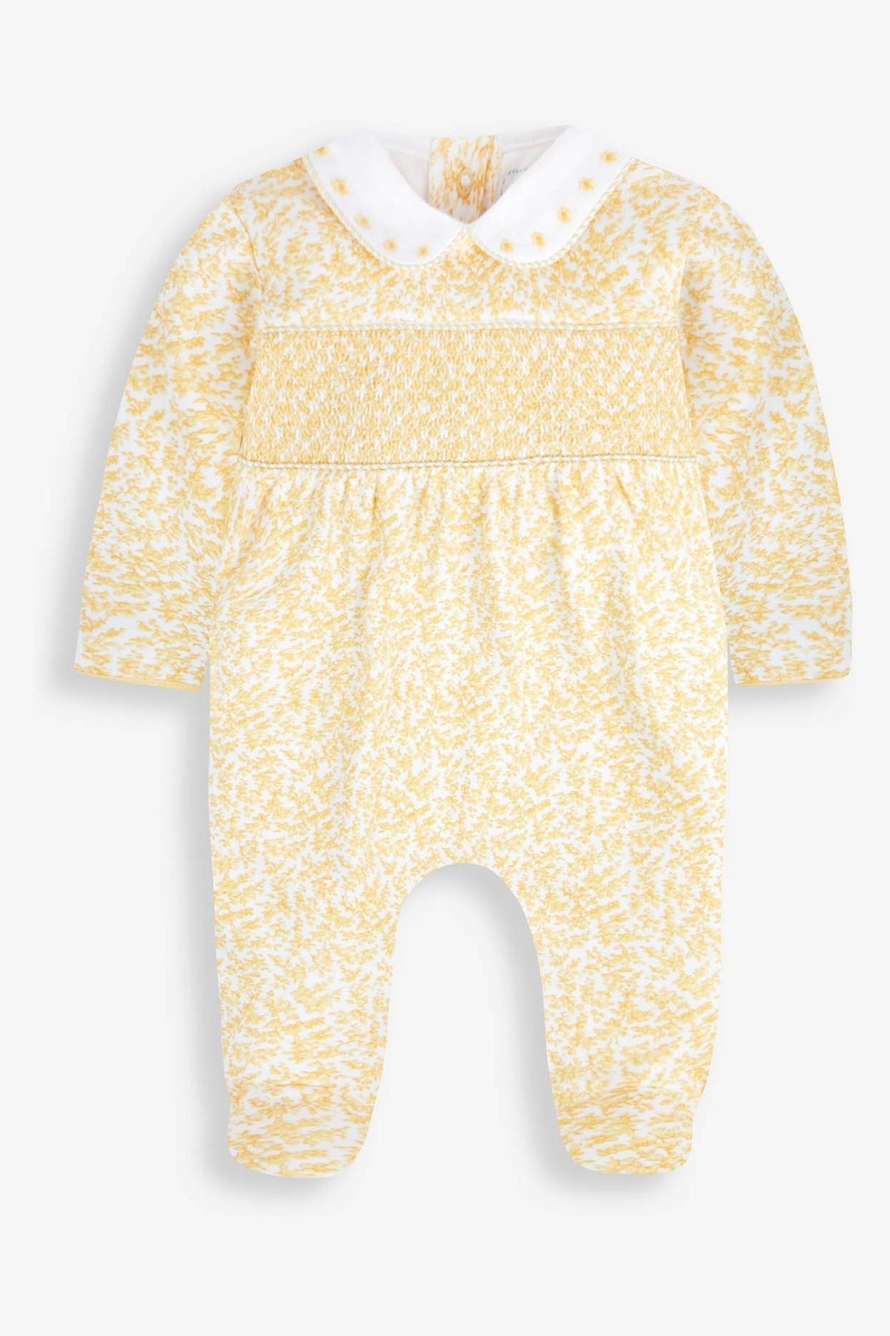 Buy JoJo Maman Bébé Pretty Smocked Sleepsuit from the Next UK online shop