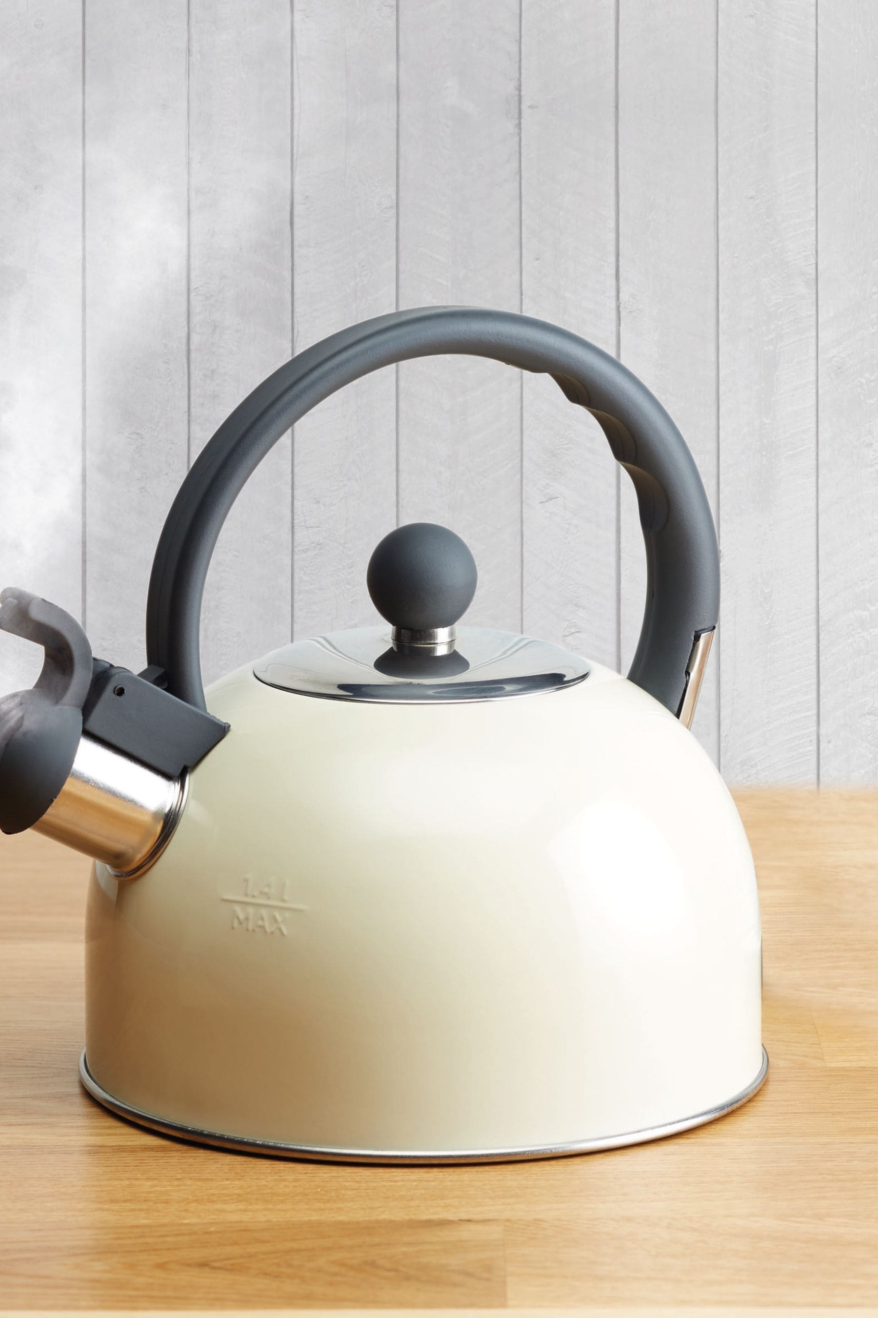 Buy Kitchencraft Cream Living Nostalgia Whistling Kettle from the Next ...