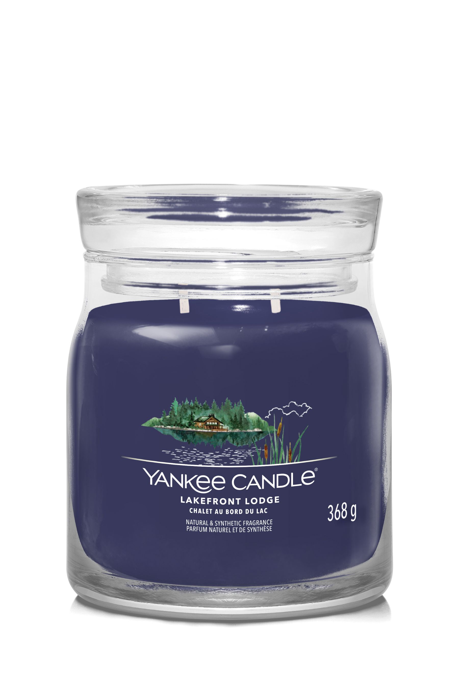 Buy Yankee Candle Blue Signature Medium Jar Scented Candle Lakefront