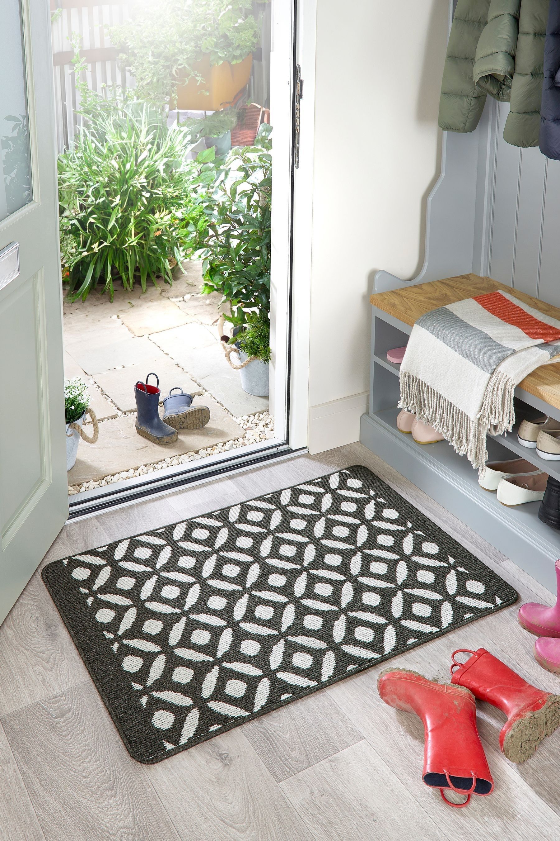 Buy My Mat Charcoal Crescent Small Doormats from the Next UK online shop