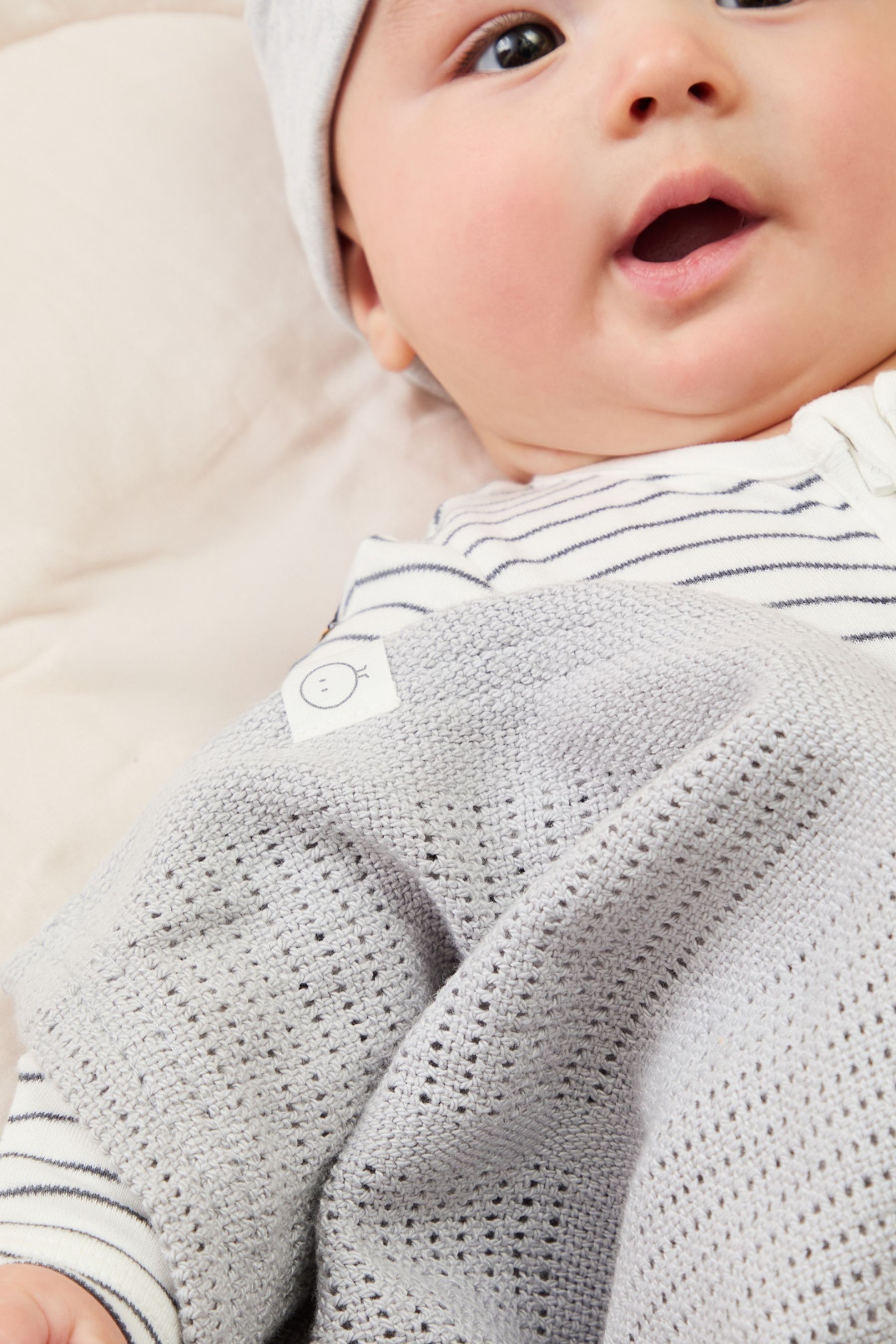 Buy MORI Grey Soft Cotton & Bamboo Cellular Baby Blanket from the Next