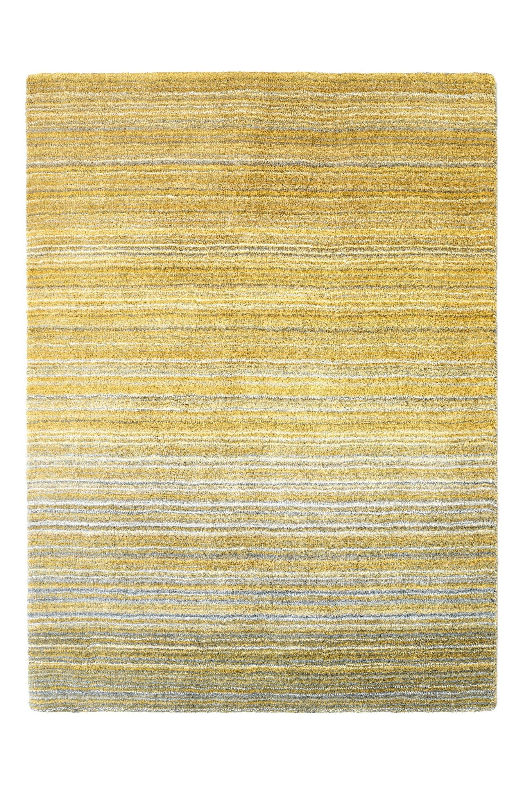 Buy Origin Rug Collection. Ochre Fine Stripe Rug from the Next UK ...