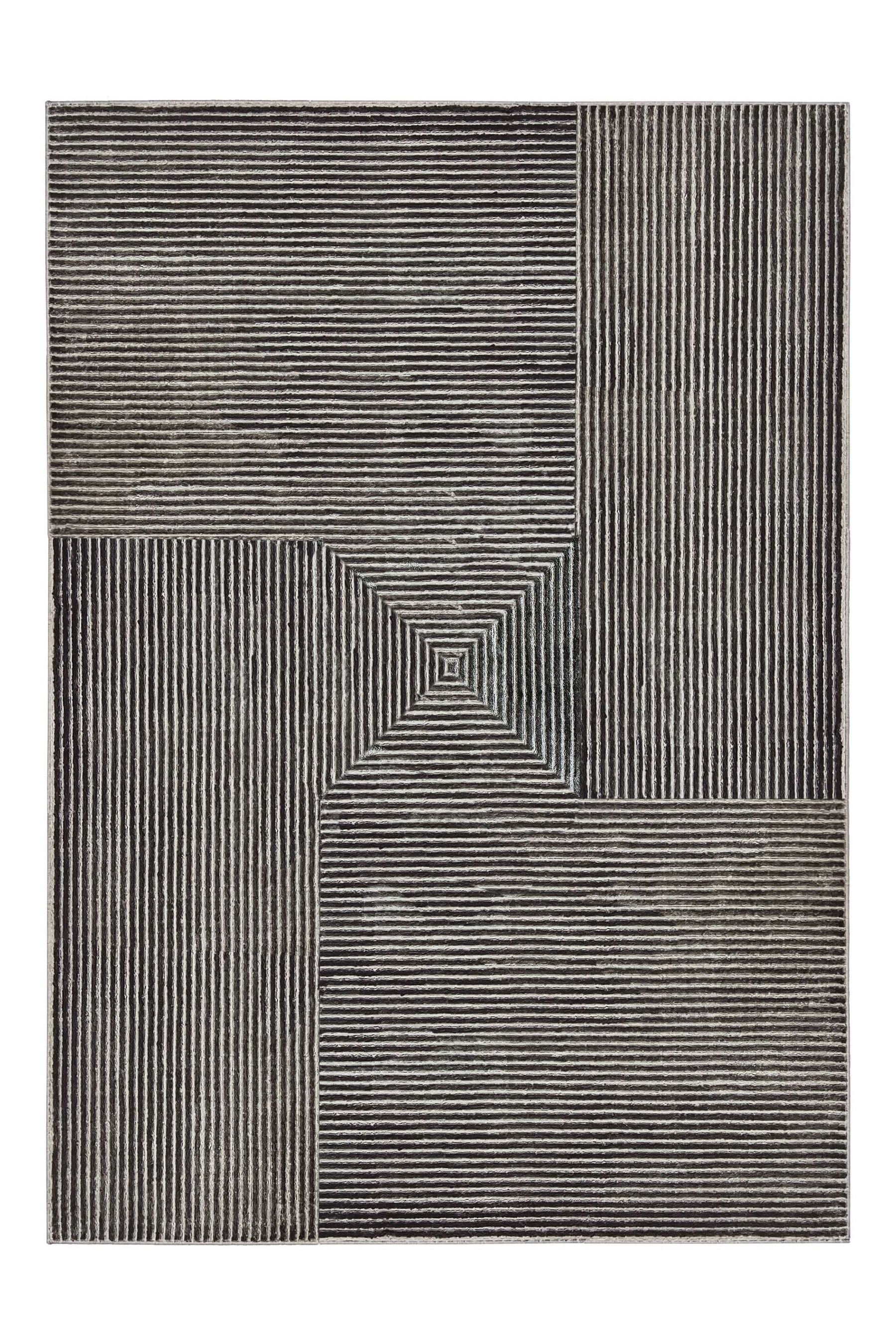 Buy Origin Rug Collection. Charcoal Pyramid Rug from the Next UK online ...