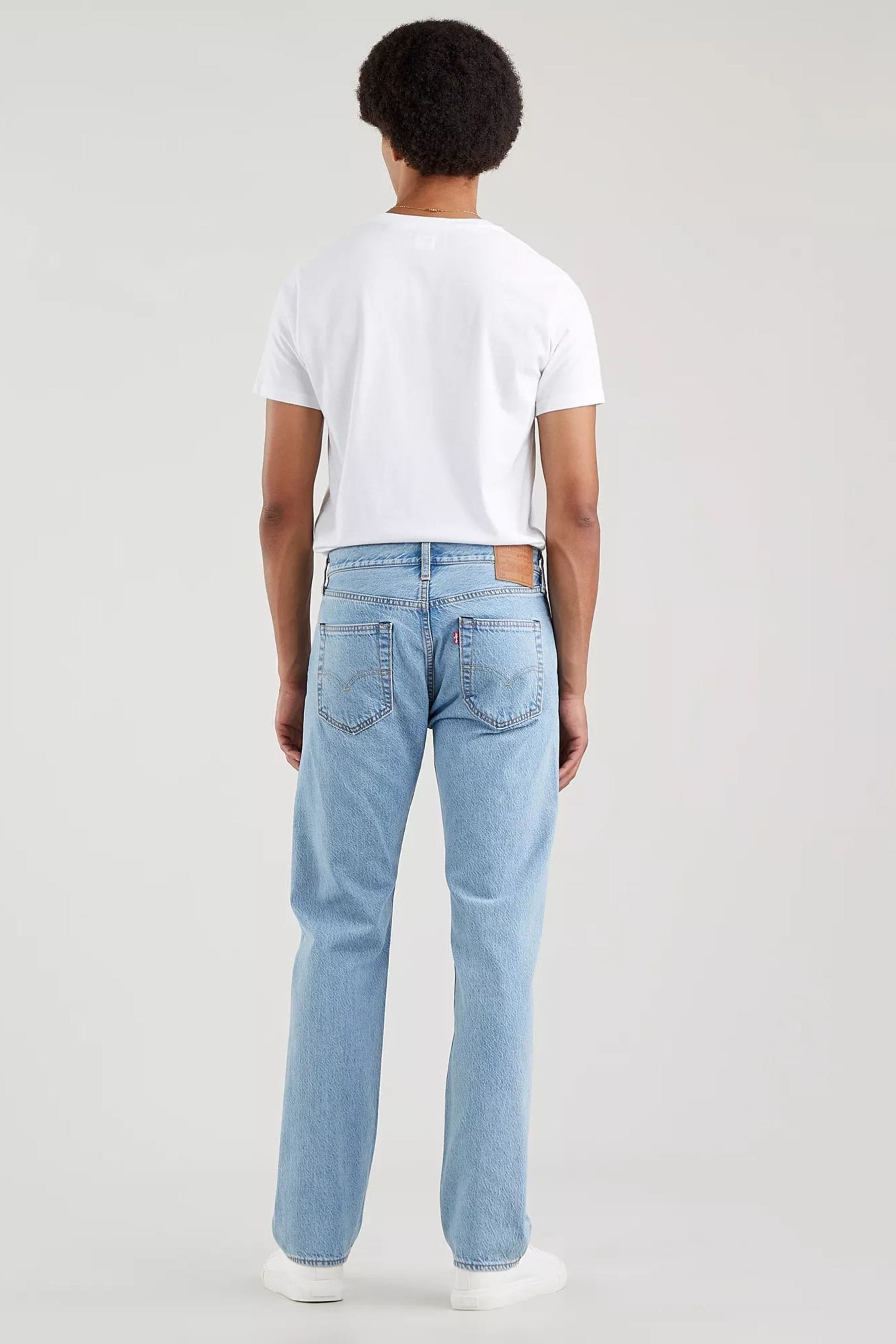 Buy Levi's® Blue 501® Straight Fit Jeans from the Next UK online shop
