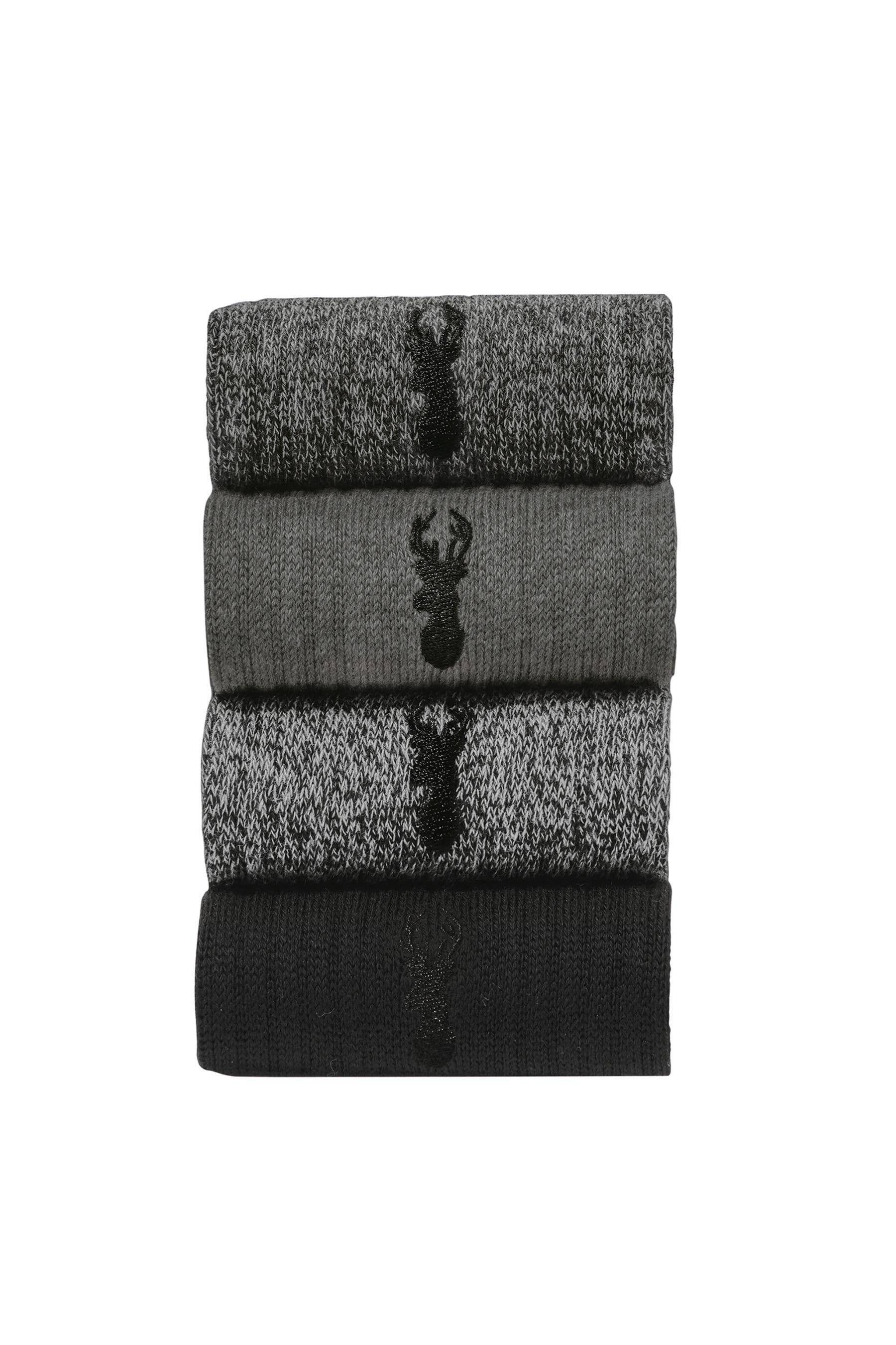 Buy Grey 4 Pack Heavyweight Socks from the Next UK online shop