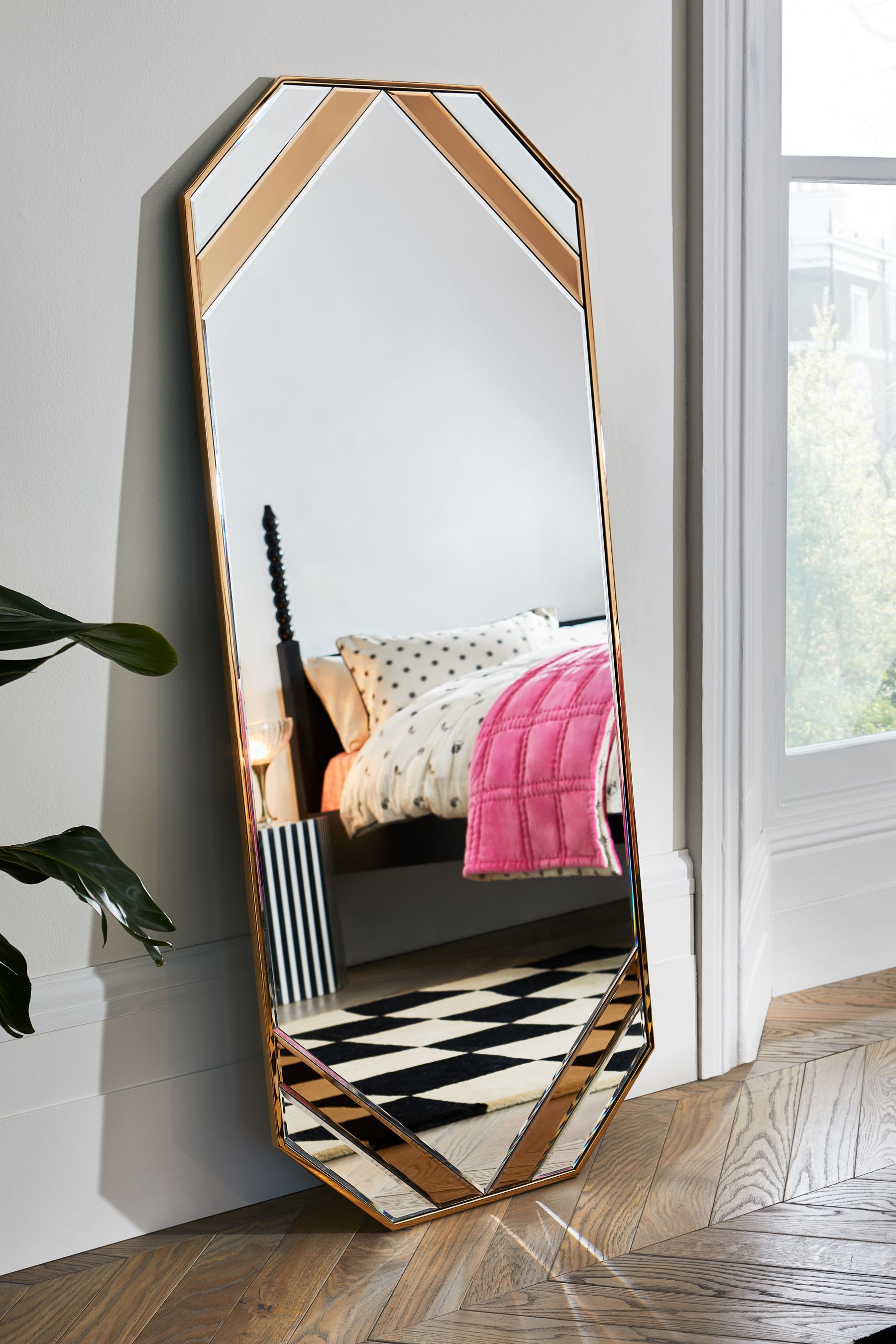 Buy Rockett St Copper Lean Mirror from the Next UK online shop