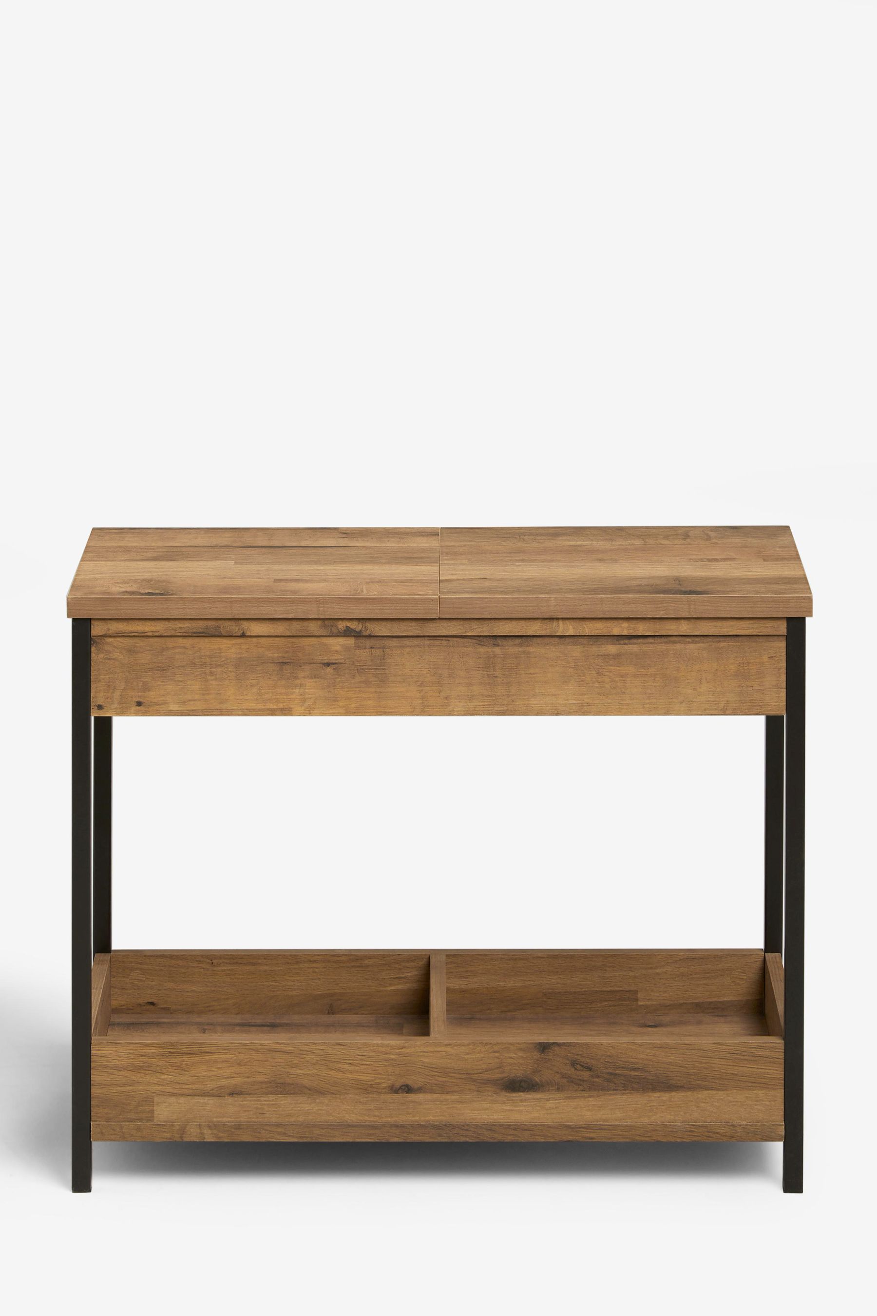 Buy Dark Bronx Oak Effect Side Table from the Next UK online shop