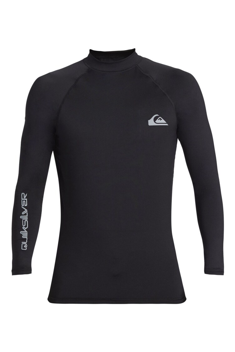 Quiksilver Black Long Sleeve Rash Vest - Image 1 of 1