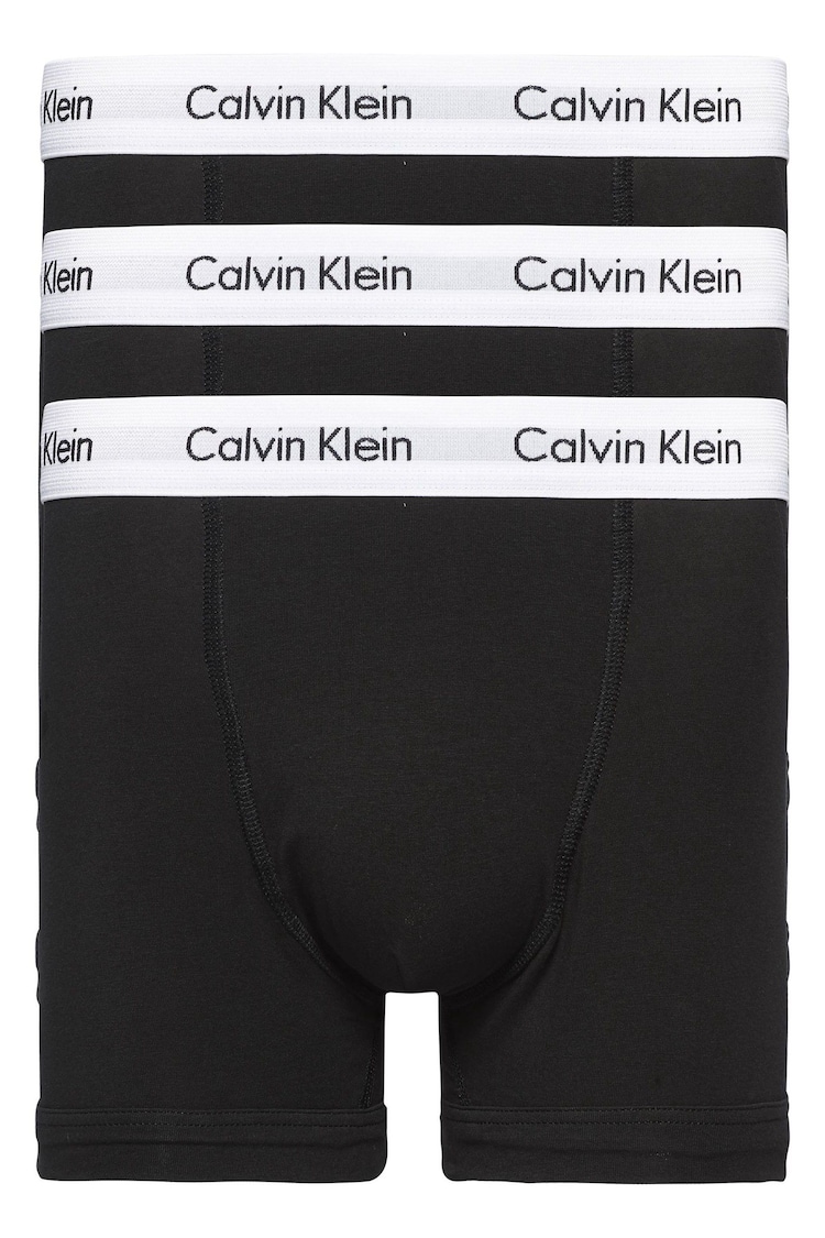 Calvin Klein Black/White Trunks 3 Pack - Image 1 of 1