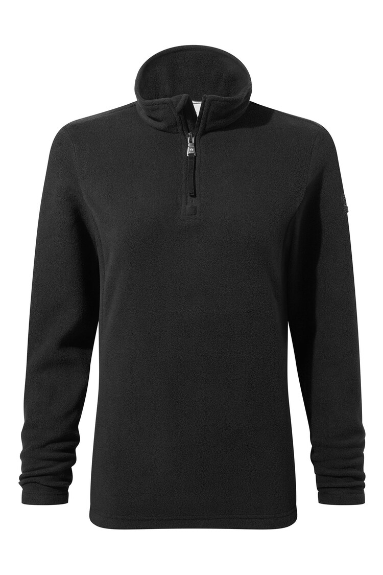 Tog 24 Black Revive Fleece Zip Neck Jumper - Image 1 of 1