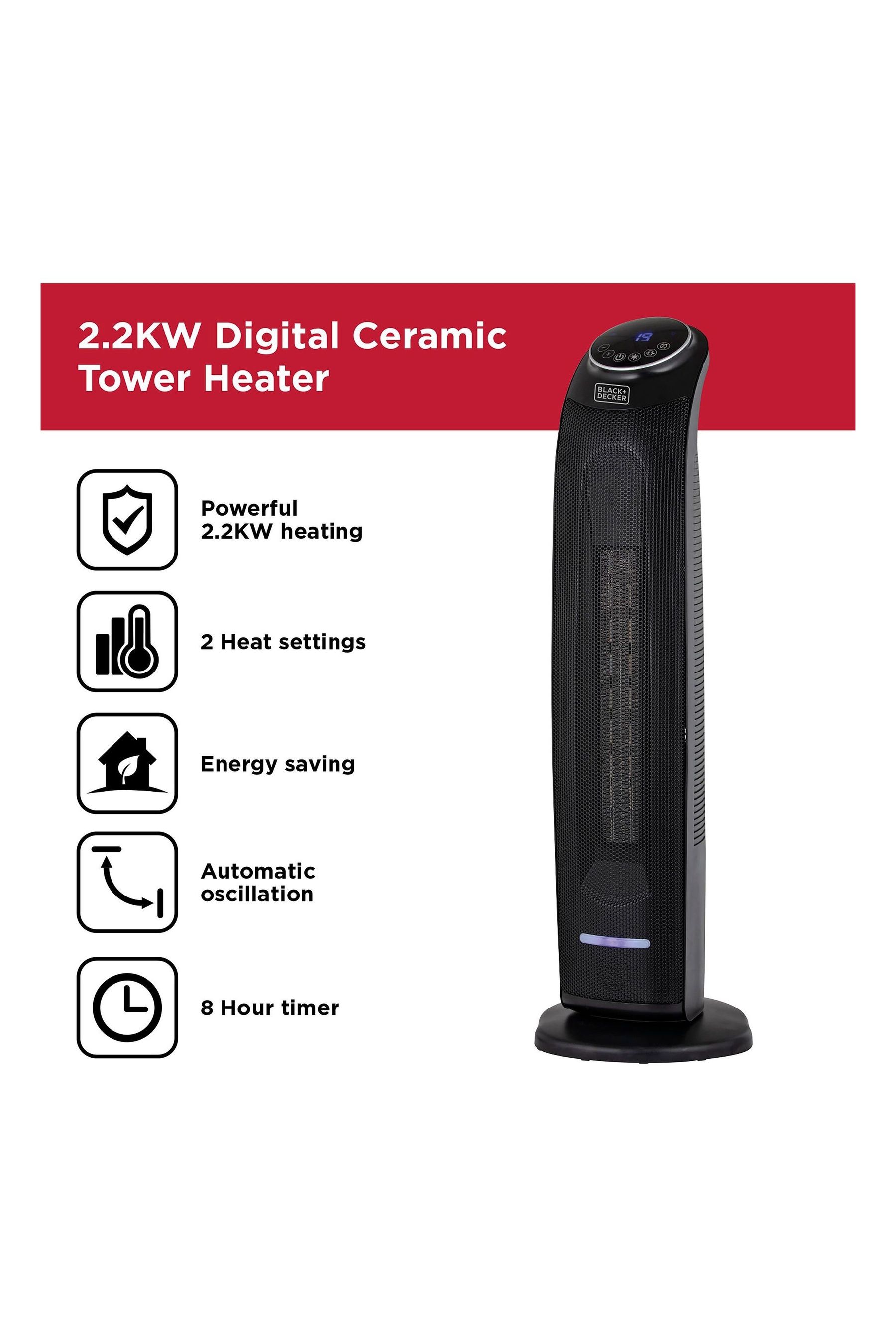 Buy Black & Decker Black Tower Heater from the Next UK online shop