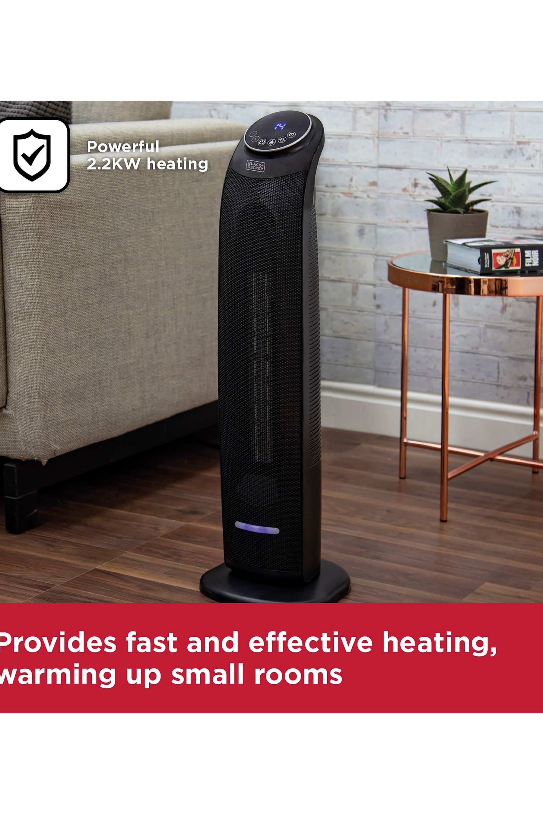 Buy Black & Decker Black Tower Heater from the Next UK online shop