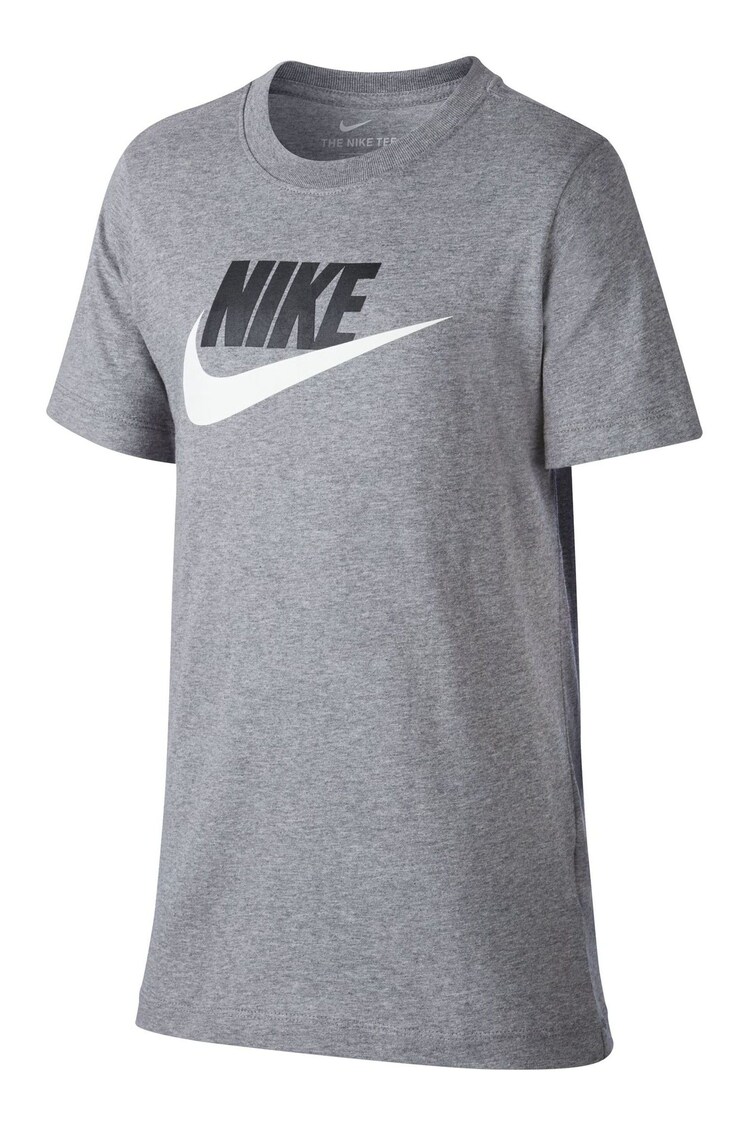 Nike Grey 100% Cotton Futura Icon T-Shirt - Image 1 of 1