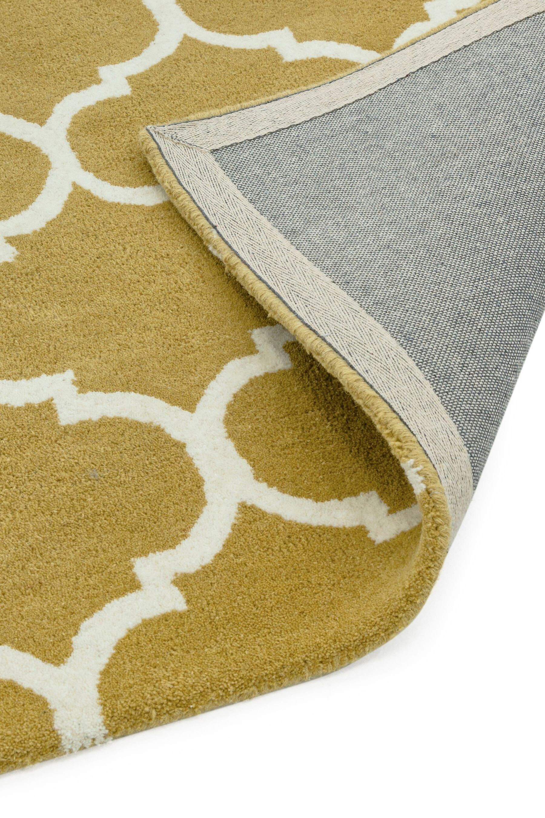 Buy Asiatic Rugs Ochre Yellow Albany Ogee Wool Rug from the Next UK ...