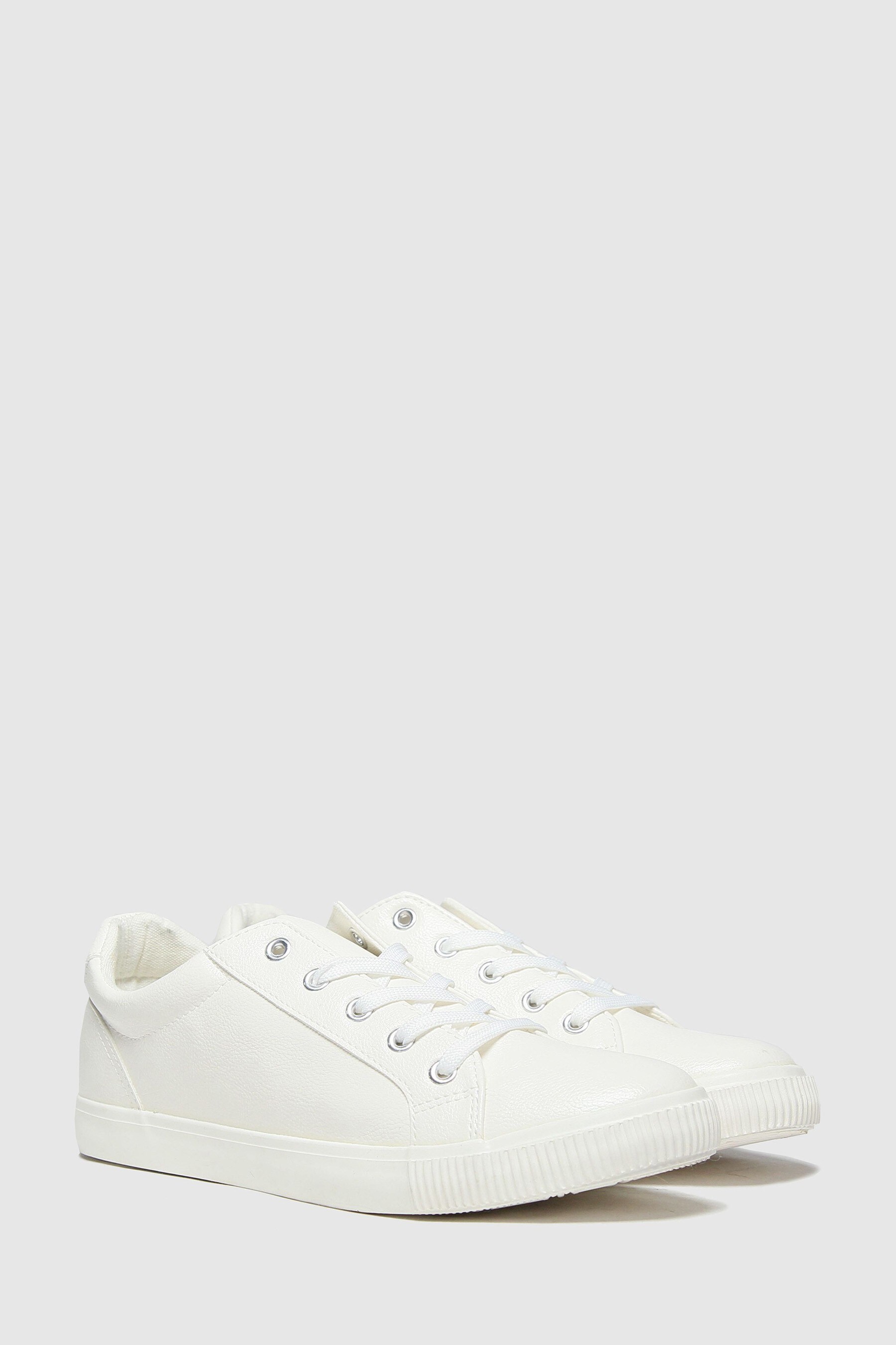 Buy Schuh White Molly Lace Up Trainers from the Next UK online shop